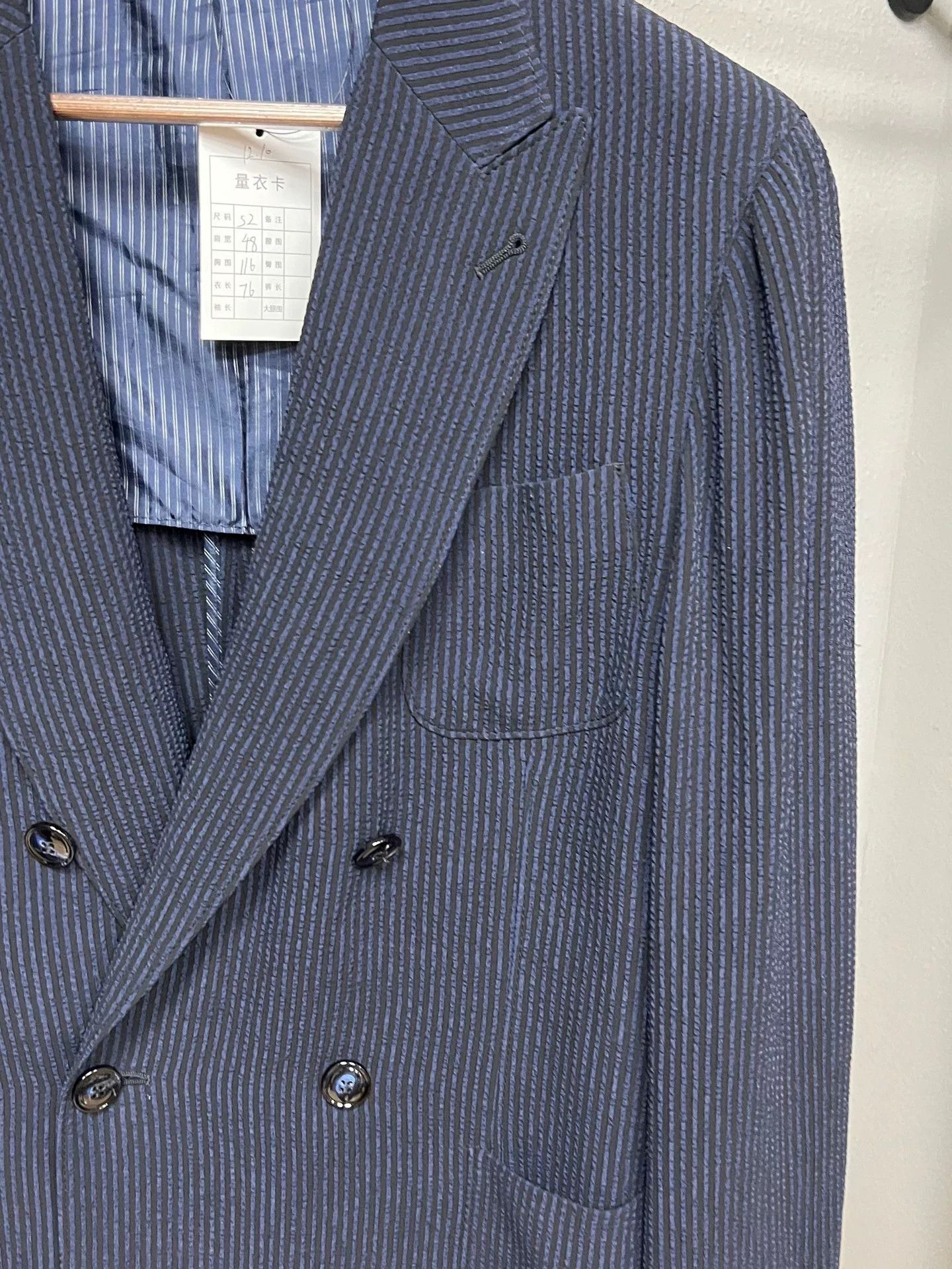 Giorgio Armani Giorgio Armani Blended Fabric Suit Jacket Size US L / EU 52-54 / 3 - 3 Thumbnail