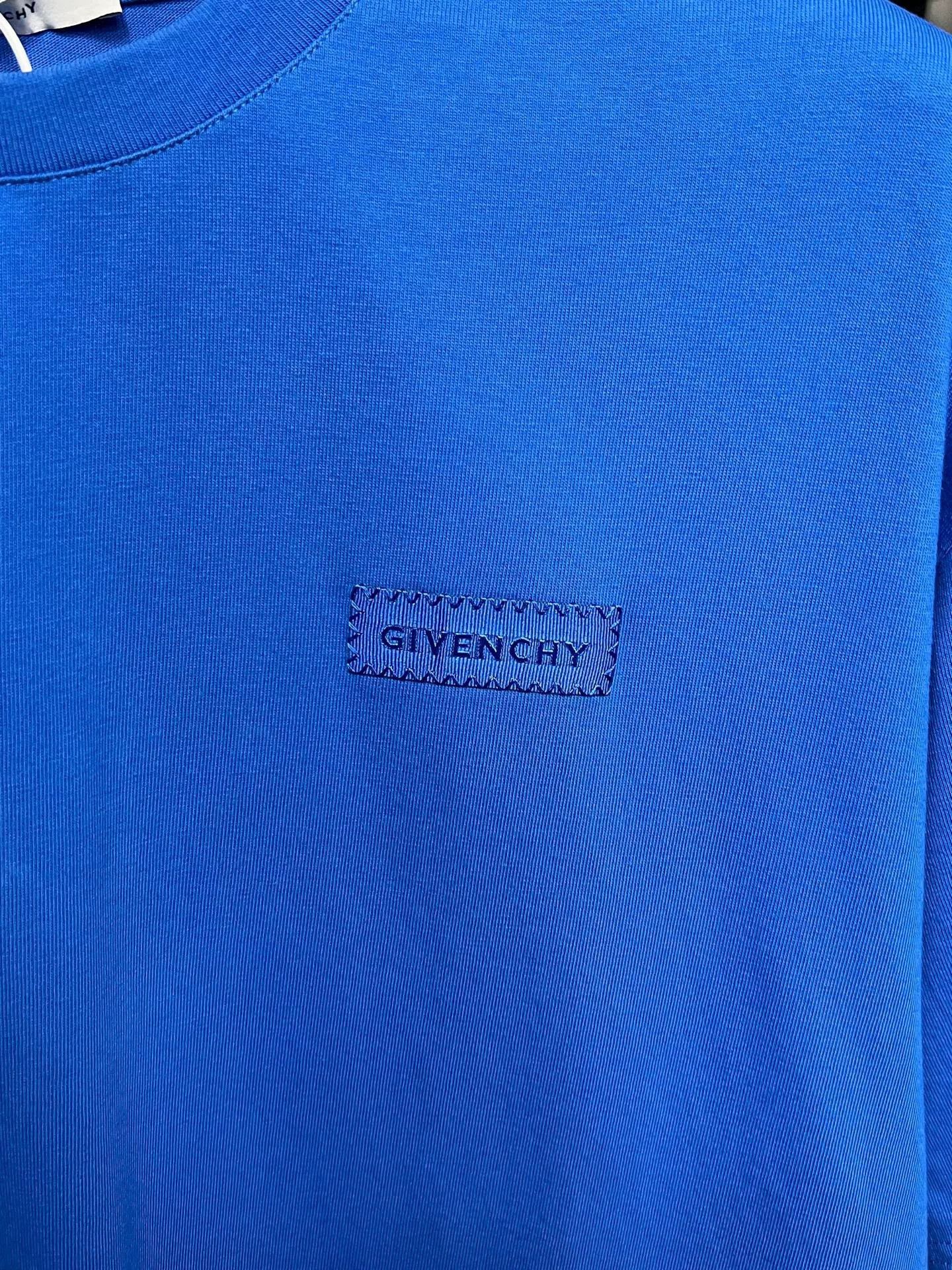 Givenchy Givenchy Blue Logo Short Sleeve T-Shirt Size US XL / EU 56 / 4 - 3 Thumbnail