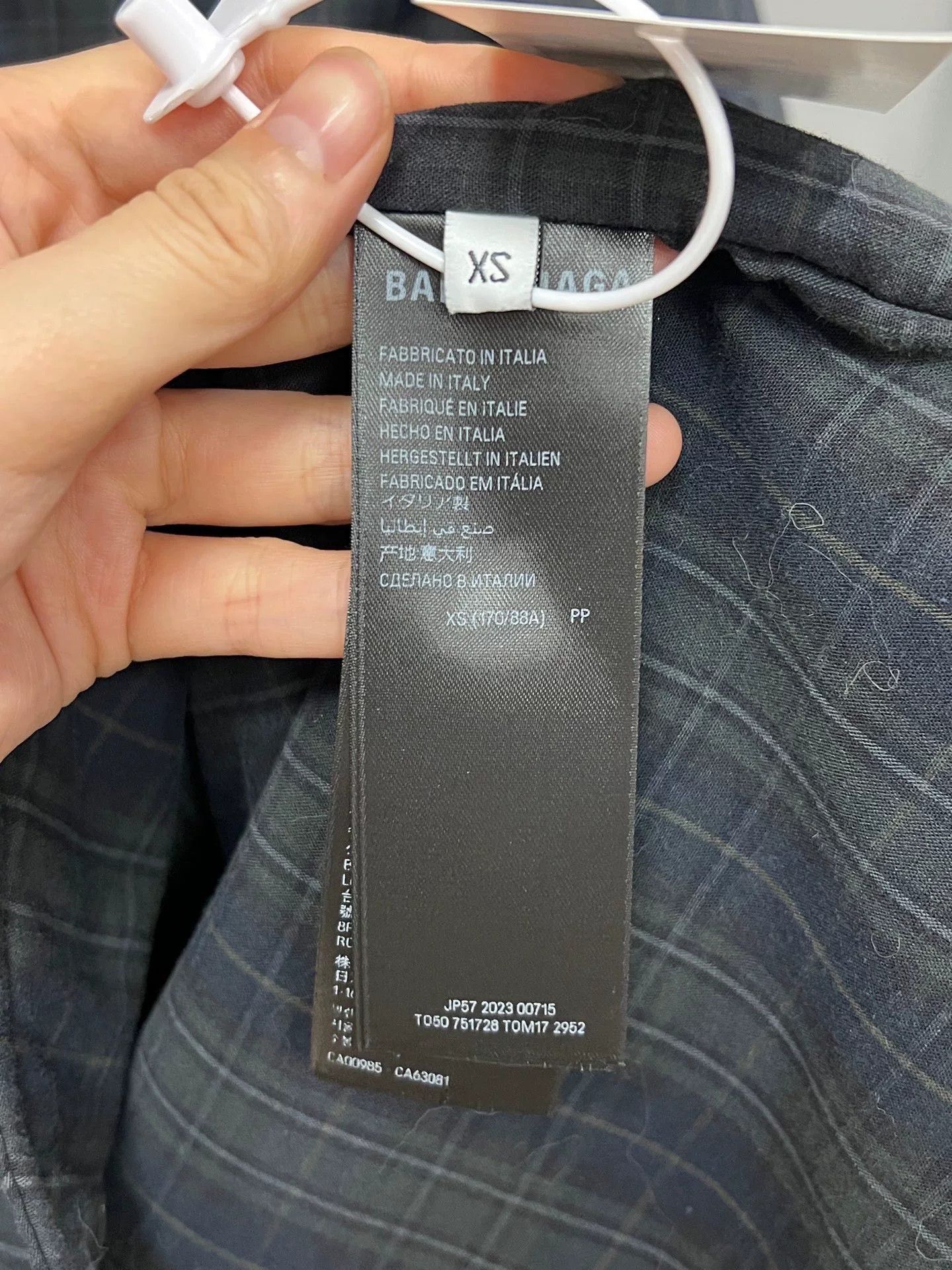 Balenciaga Balenciaga Deconstructed Cotton Shirt Size US XS / EU 42 / 0 - 4 Thumbnail