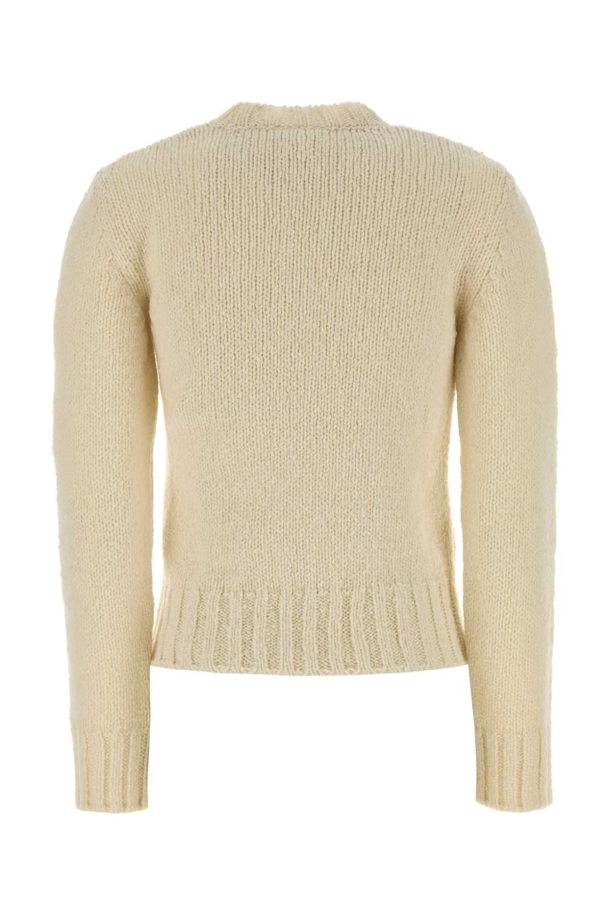 A.P.C. Ivory Wool Court Sweater Size XS / US 0-2 / IT 36-38 - 2 Thumbnail