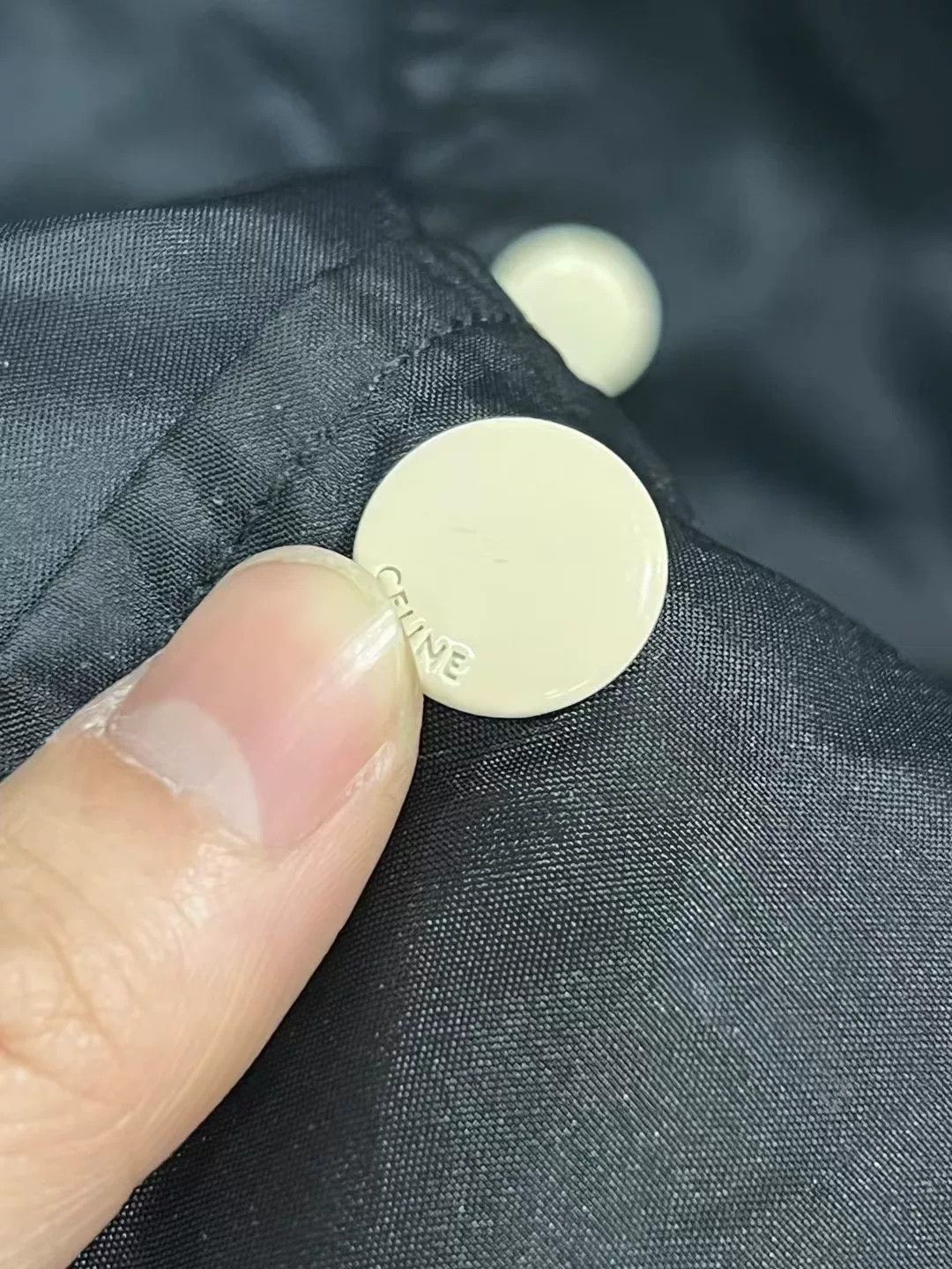 Celine celine logo bomber jacket in black Size US L / EU 52-54 / 3 - 3 Thumbnail