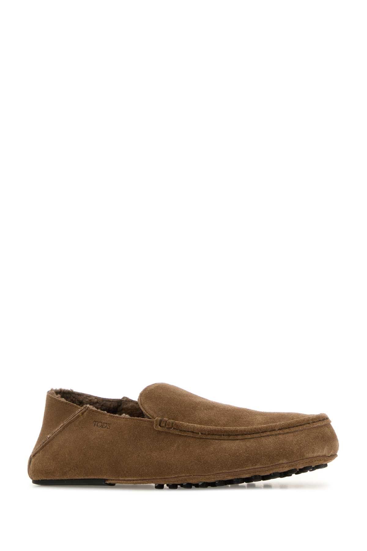 Tod's Mud Suede Loafers Size US 10 / EU 43 - 2 Thumbnail