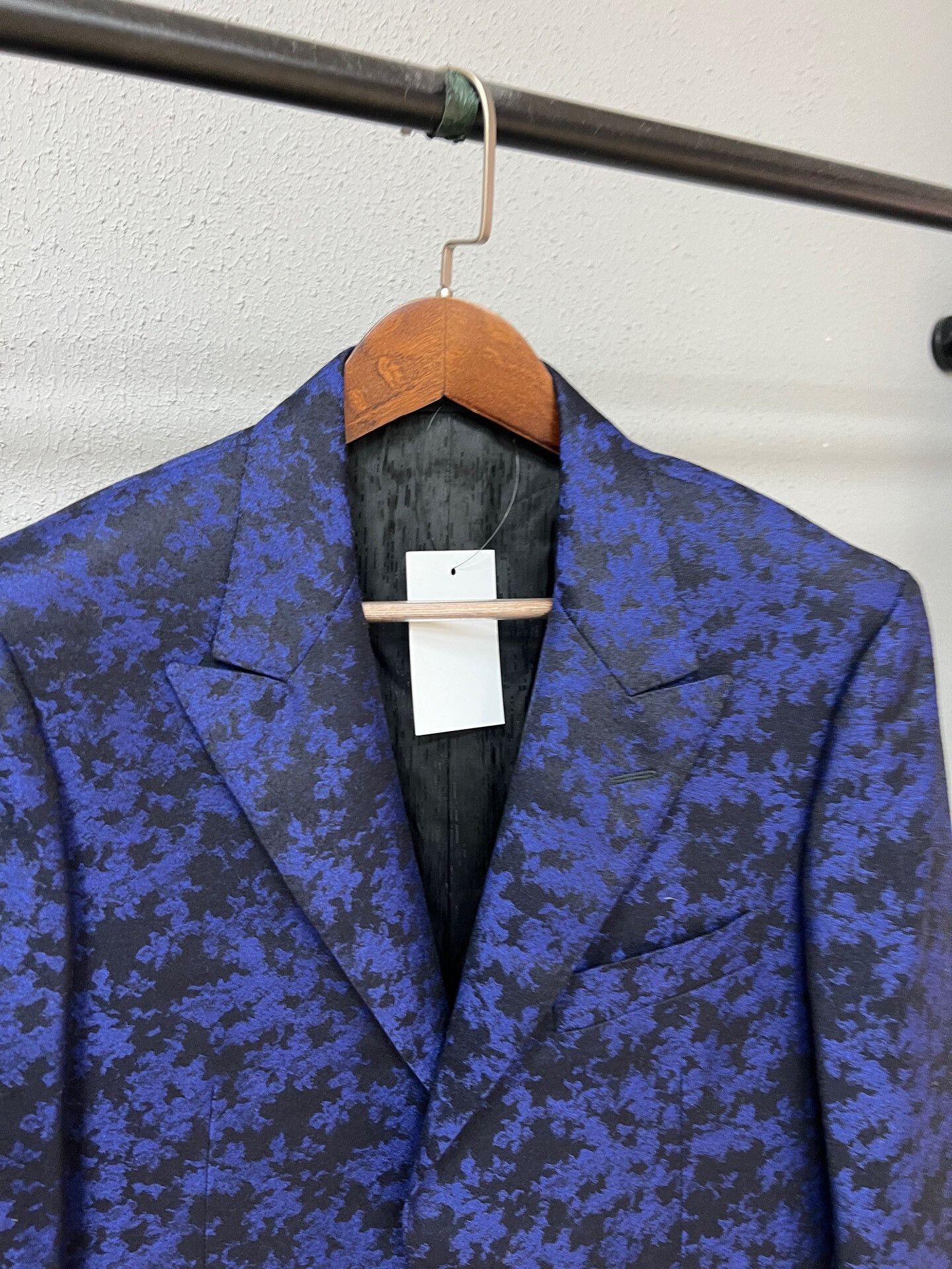 Versace Versace Blazer with Floral Design in Blue Size US L / EU 52-54 / 3 - 3 Thumbnail