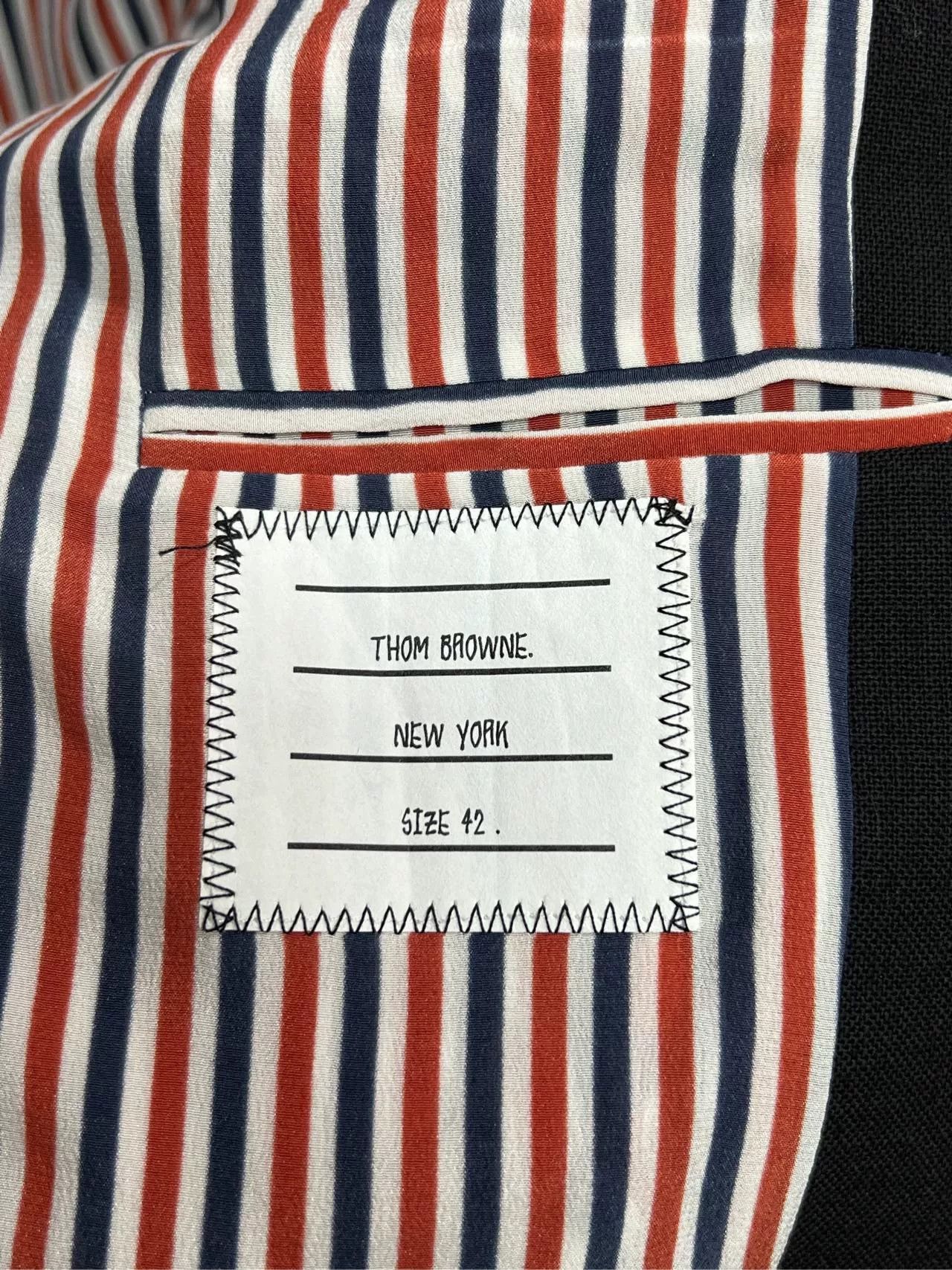 Thom Browne thom browne fringed tailored suit jacket Size US M / EU 48-50 / 2 - 4 Thumbnail