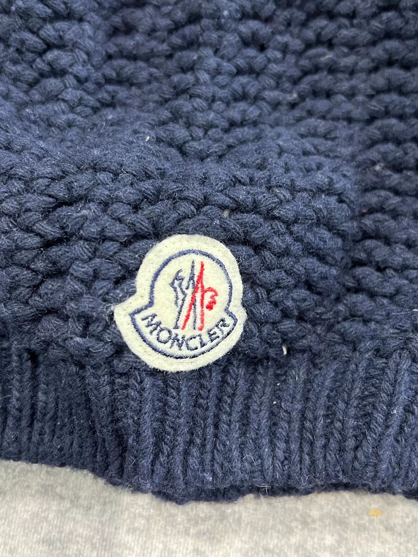 Moncler Moncler Knitted Wool Beanie Hat Size ONE SIZE - 2 Thumbnail