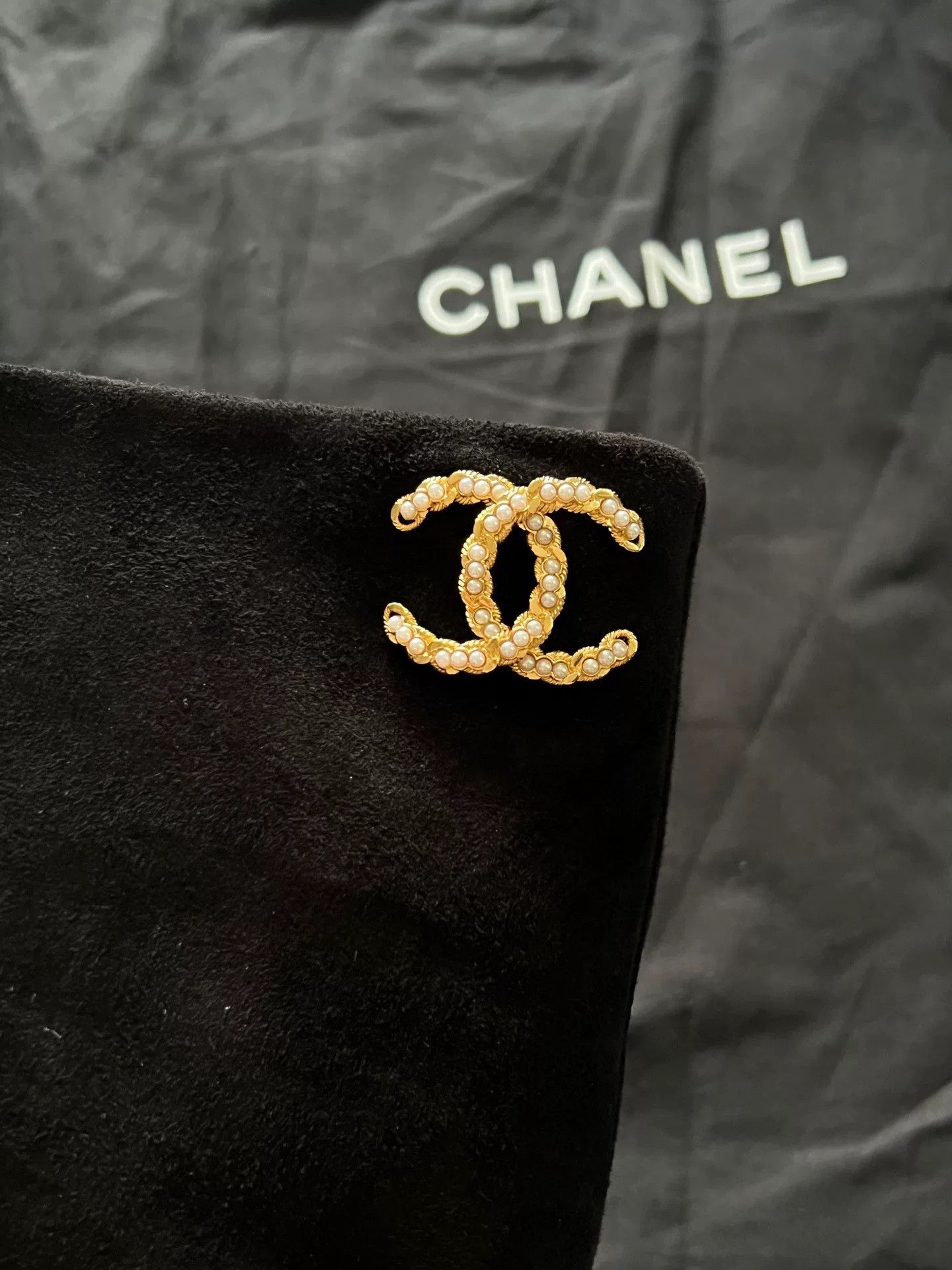 Chanel Chanel Velvet Suede Tall Boots Size 37 Size US 6 / IT 36 - 4 Thumbnail