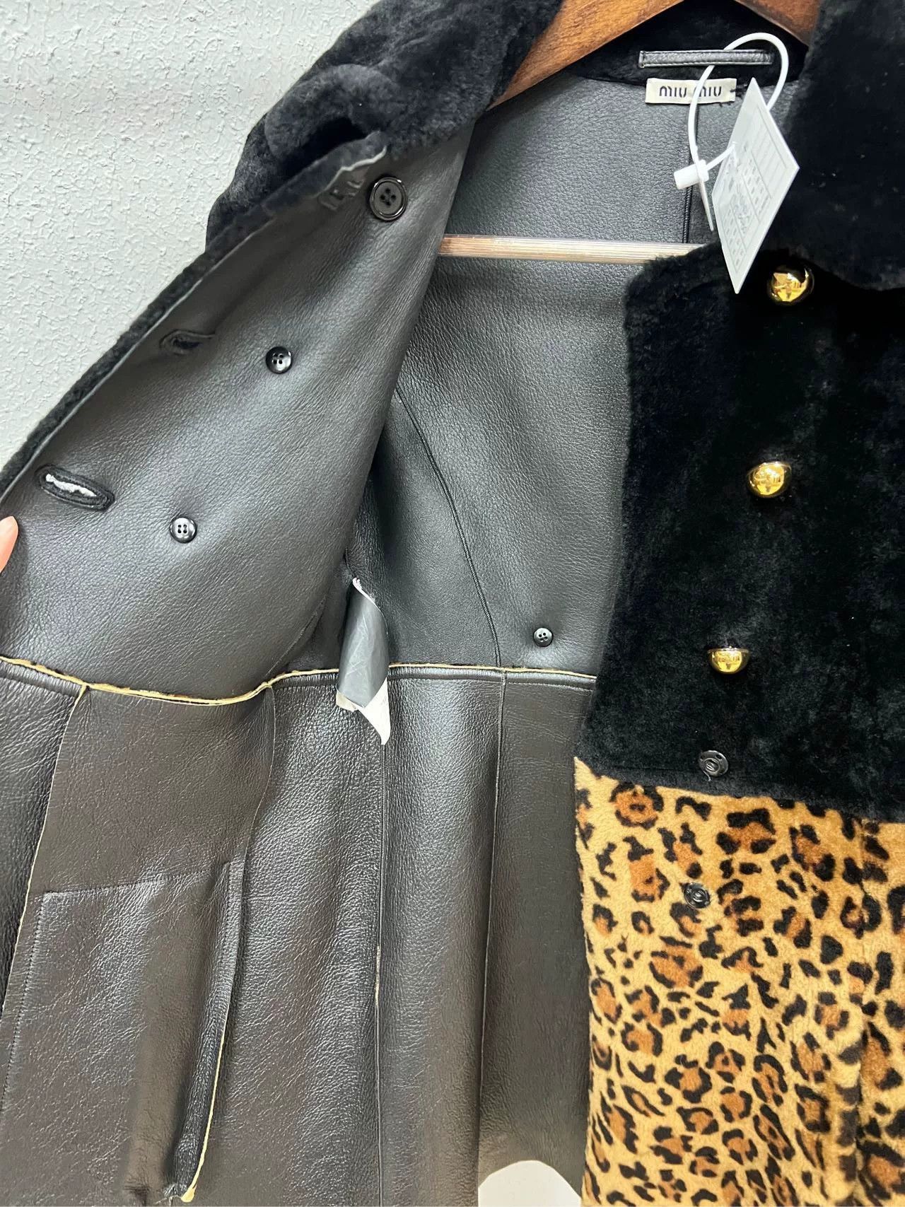 Miu Miu miu miu leopard print fur coat Size XS / US 0-2 / IT 36-38 - 3 Thumbnail