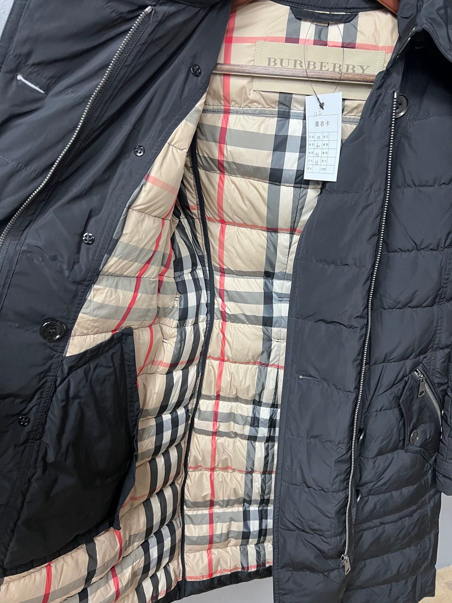 Burberry Burberry Checked Fur Collar Down Jacket Size US M / EU 48-50 / 2 - 3 Thumbnail