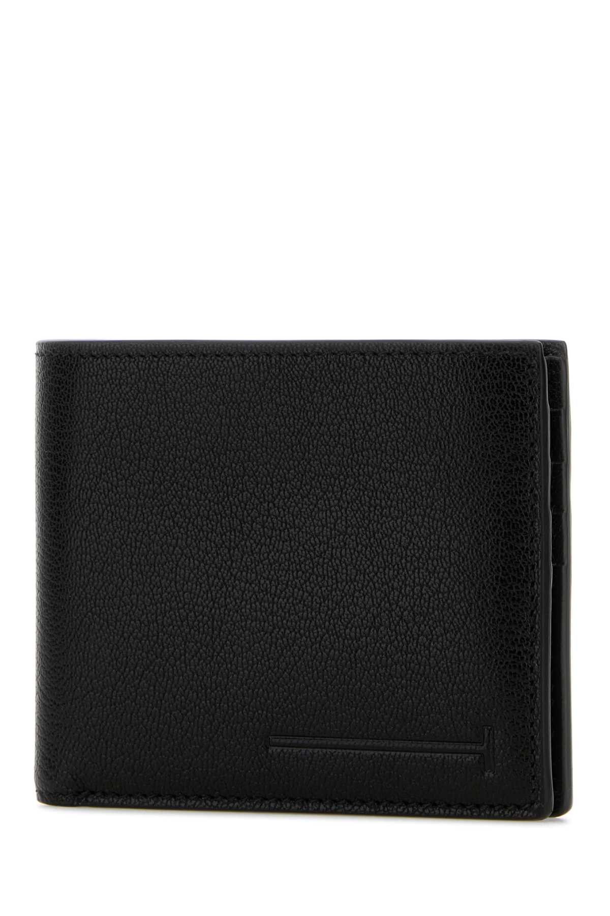 Tom Ford Black Leather Wallet Size ONE SIZE - 2 Thumbnail
