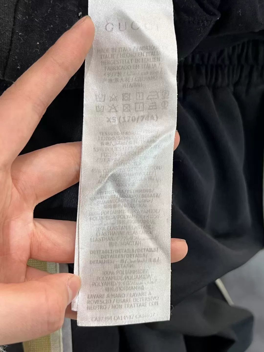 Gucci gucci reflective athletic pants in black Size US 26 / EU 42 - 3 Thumbnail