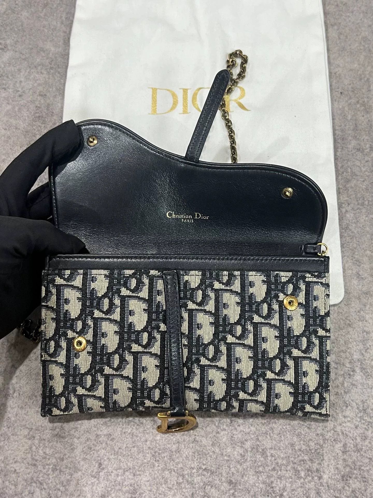 Dior dior monogram three-in-one clutch bag Size ONE SIZE - 6 Thumbnail