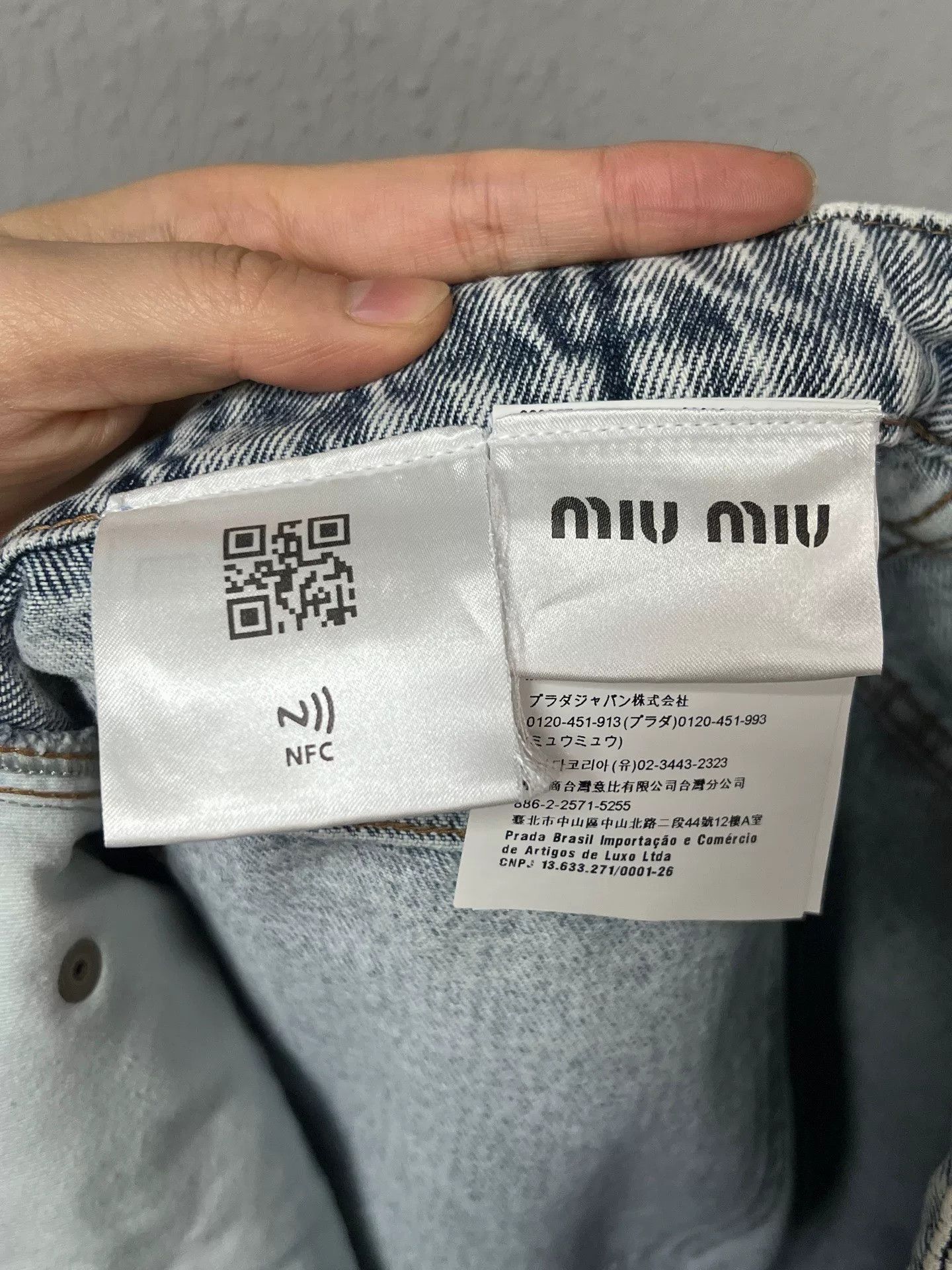 Miu Miu Miu Miu Vintage High Waist Jeans Size 25" / US 0 / IT 36 - 4 Thumbnail