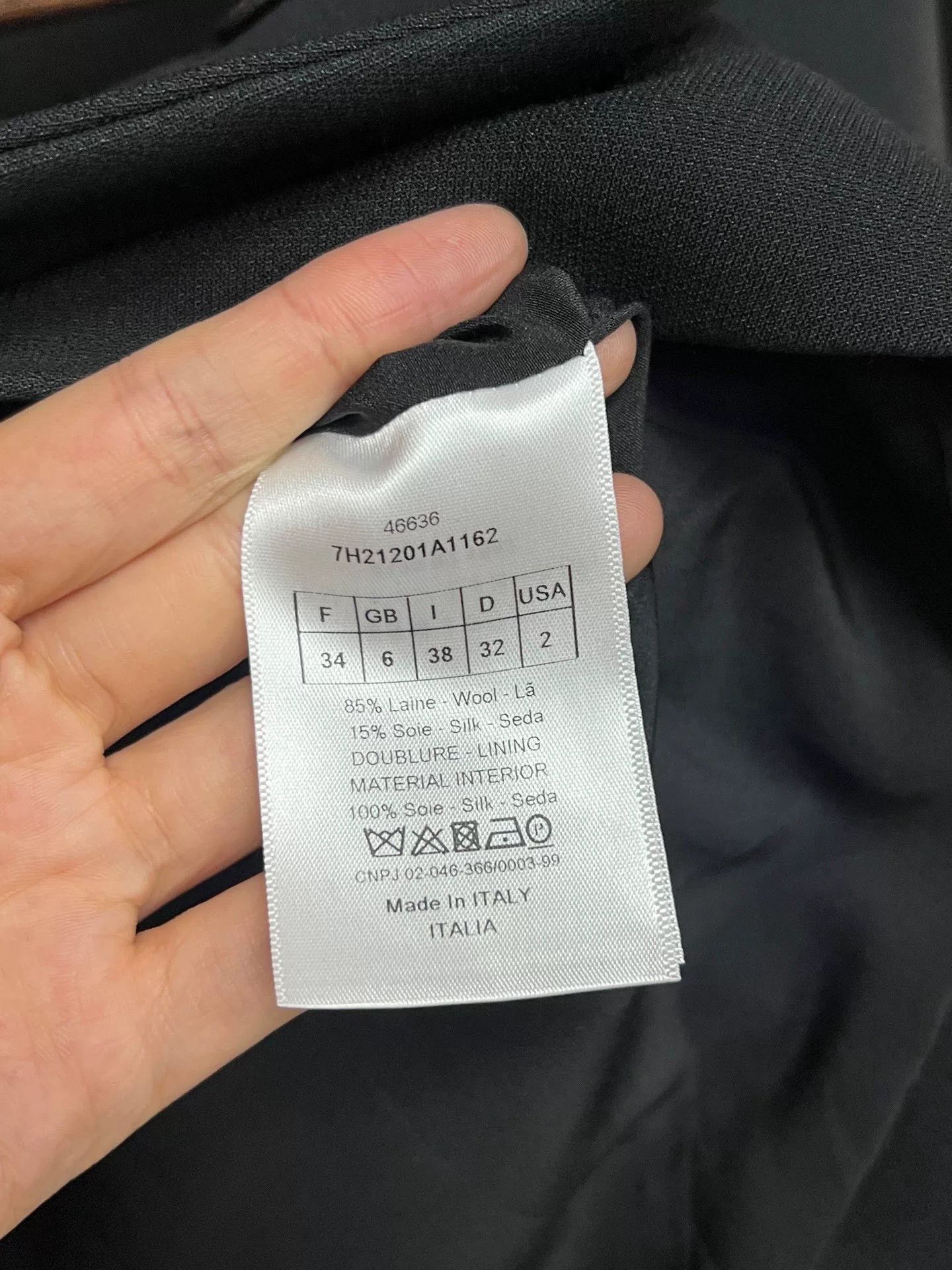 Dior Dior Double-Breasted Suit Jacket Size 34 Size XS / US 0-2 / IT 36-38 - 4 Thumbnail