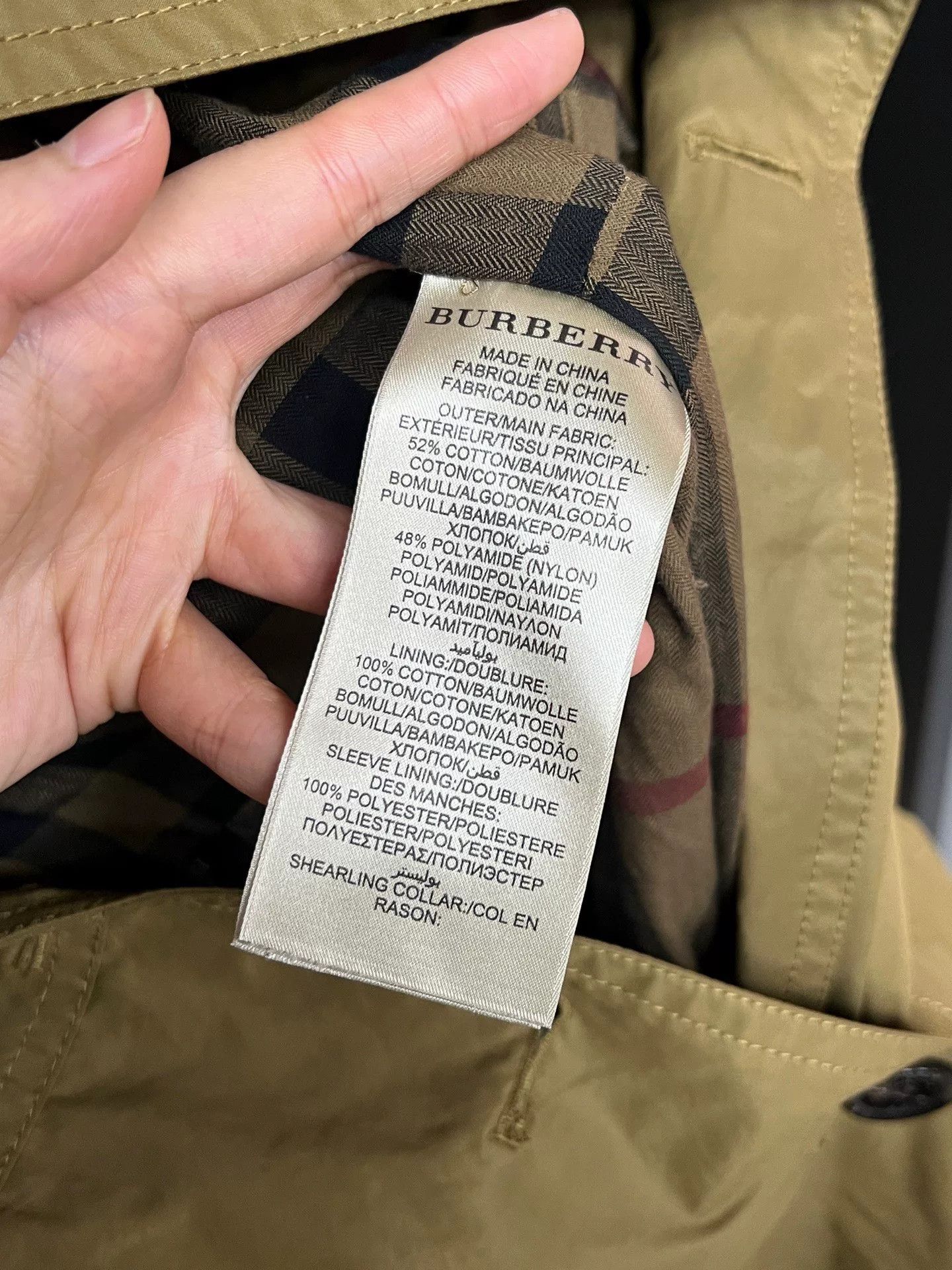 Burberry Burberry Check Pattern Trench Coat UK8 Size M / US 6-8 / IT 42-44 - 4 Thumbnail