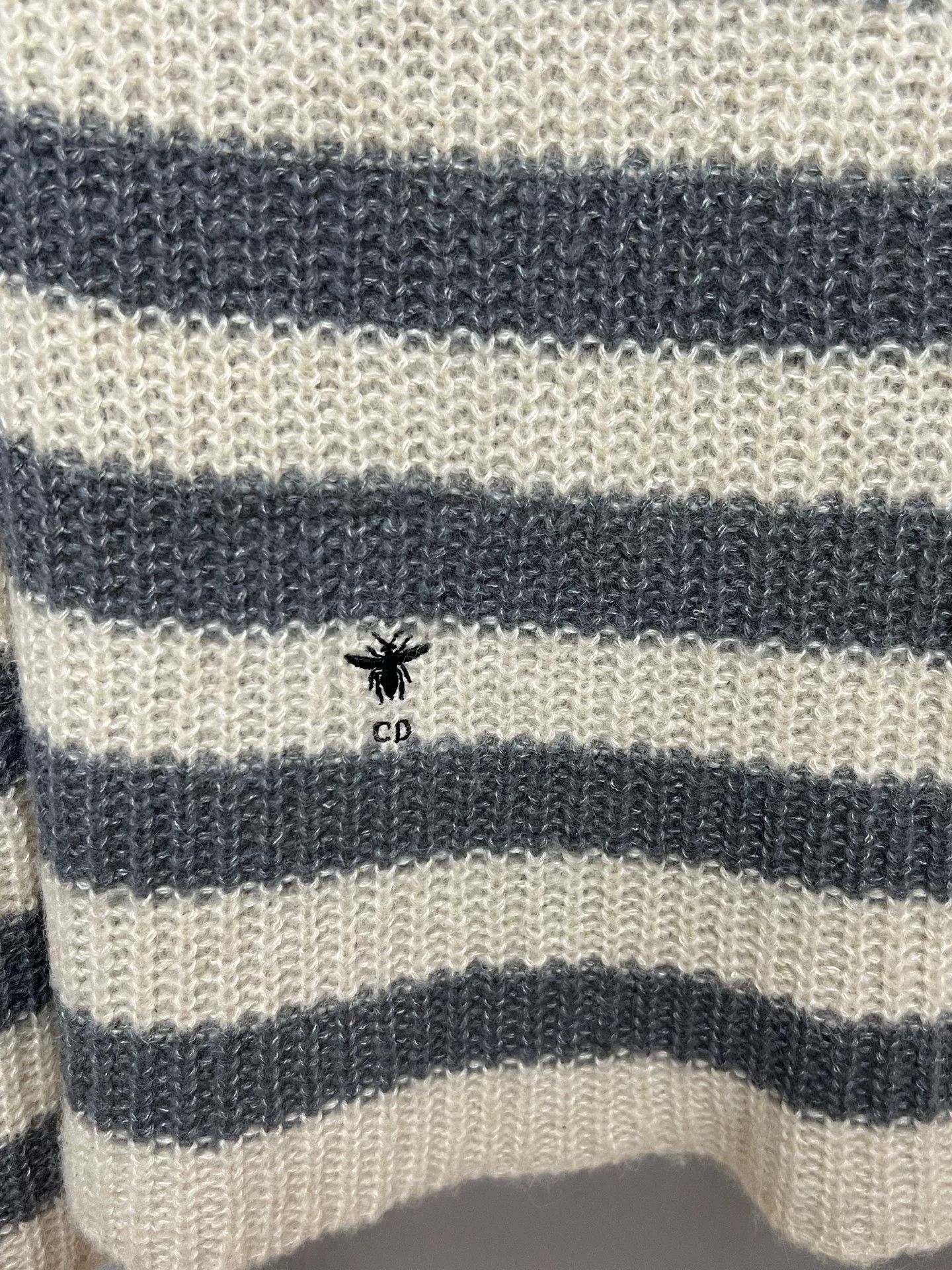 Dior dior striped knit sweater size 38 Size M / US 6-8 / IT 42-44 - 3 Thumbnail