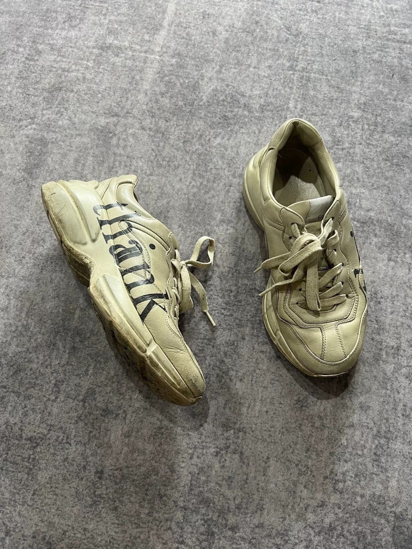 Gucci gucci dad shoes in light beige color Size US 6.5 / EU 39-40 - 2 Thumbnail