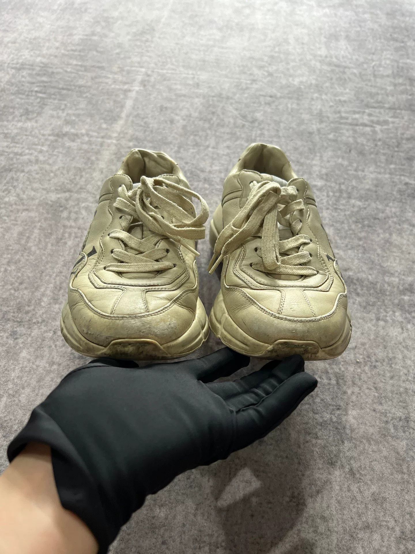 Gucci gucci dad shoes in light beige color Size US 6.5 / EU 39-40 - 5 Thumbnail