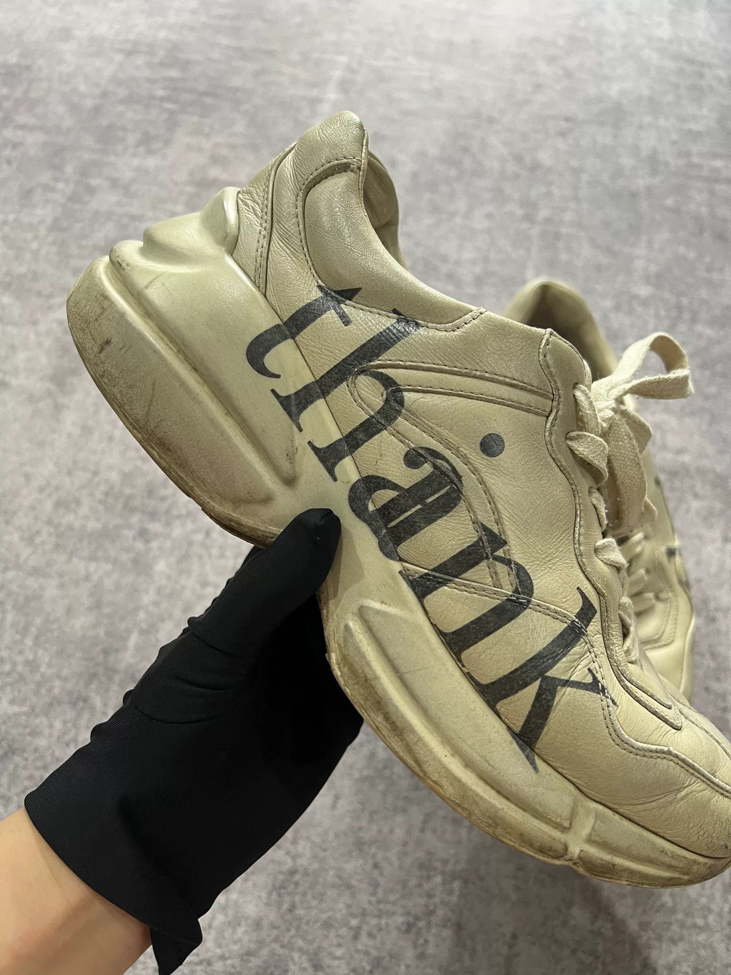 Gucci gucci dad shoes in light beige color Size US 6.5 / EU 39-40 - 3 Thumbnail