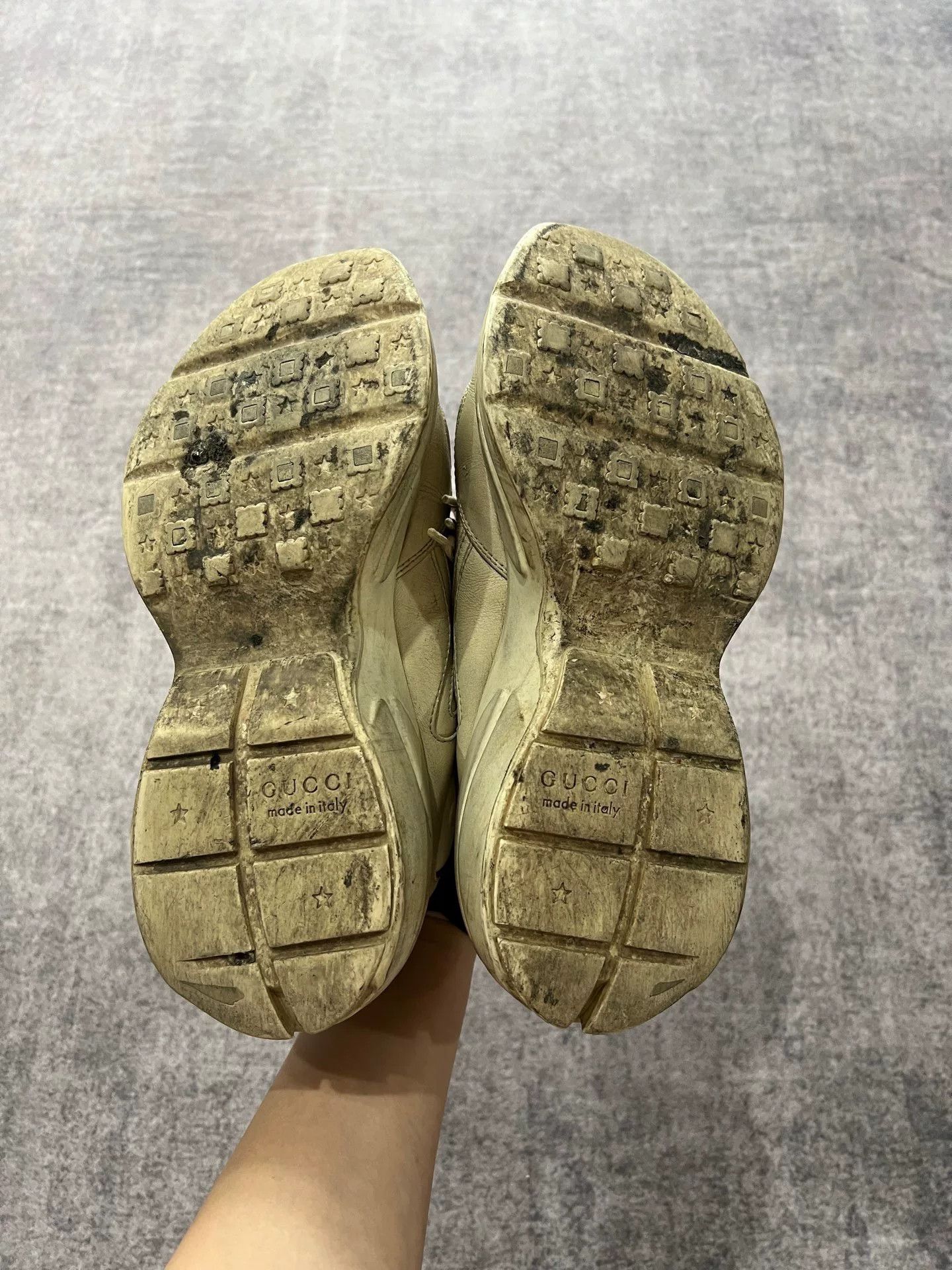 Gucci gucci dad shoes in light beige color Size US 6.5 / EU 39-40 - 8 Thumbnail