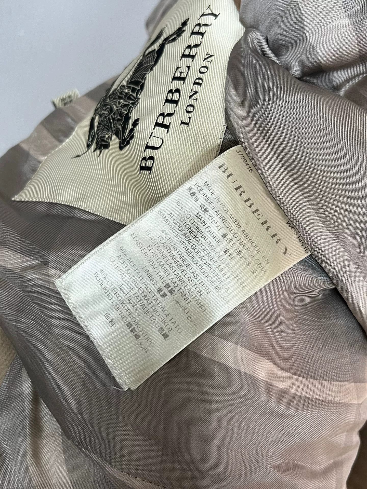 Burberry burberry khaki check trench coat Size XS / US 0-2 / IT 36-38 - 4 Thumbnail