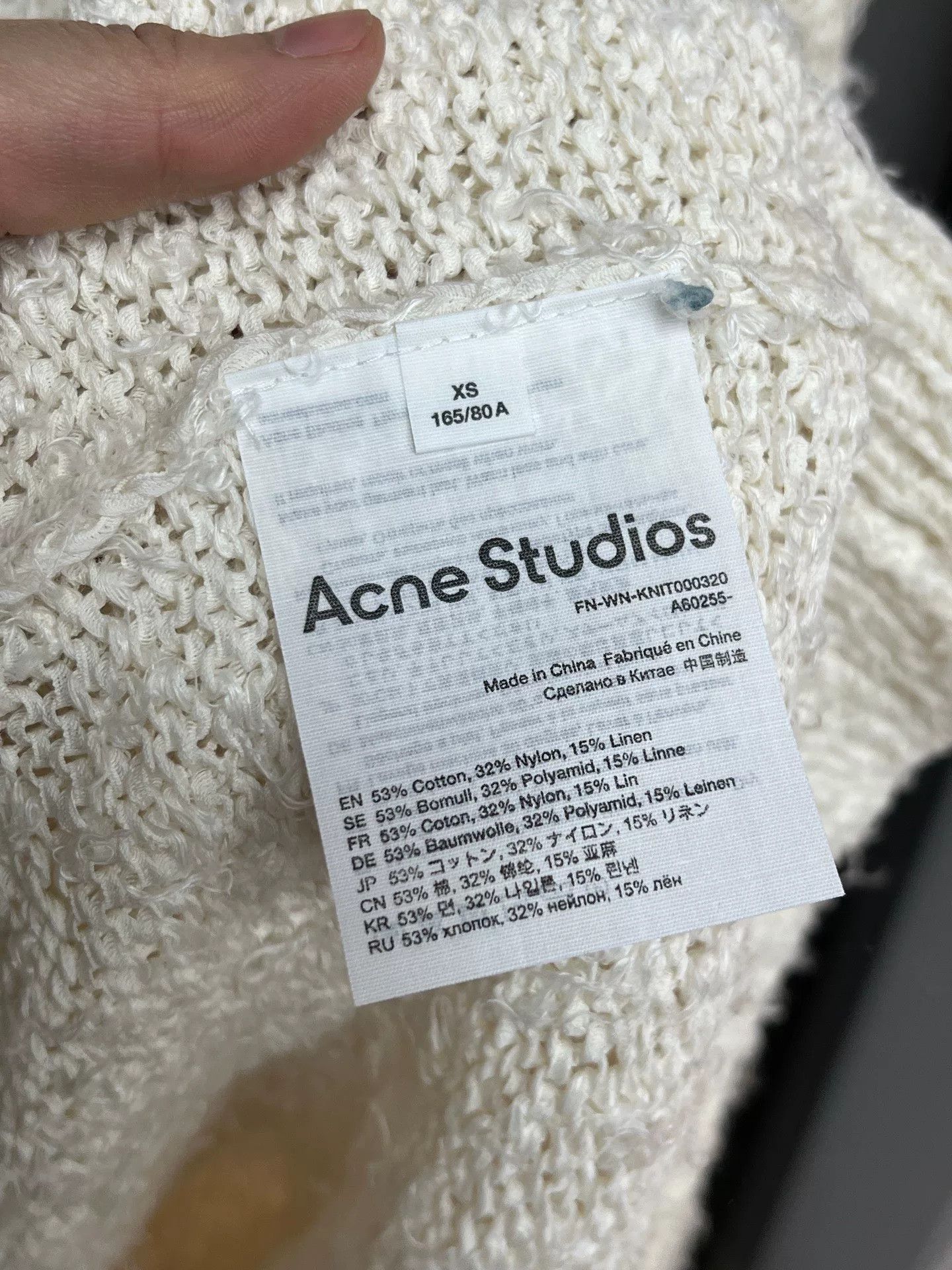 Acne Studios new acne studios knitted sweater size xs Size XS / US 0-2 / IT 36-38 - 4 Thumbnail
