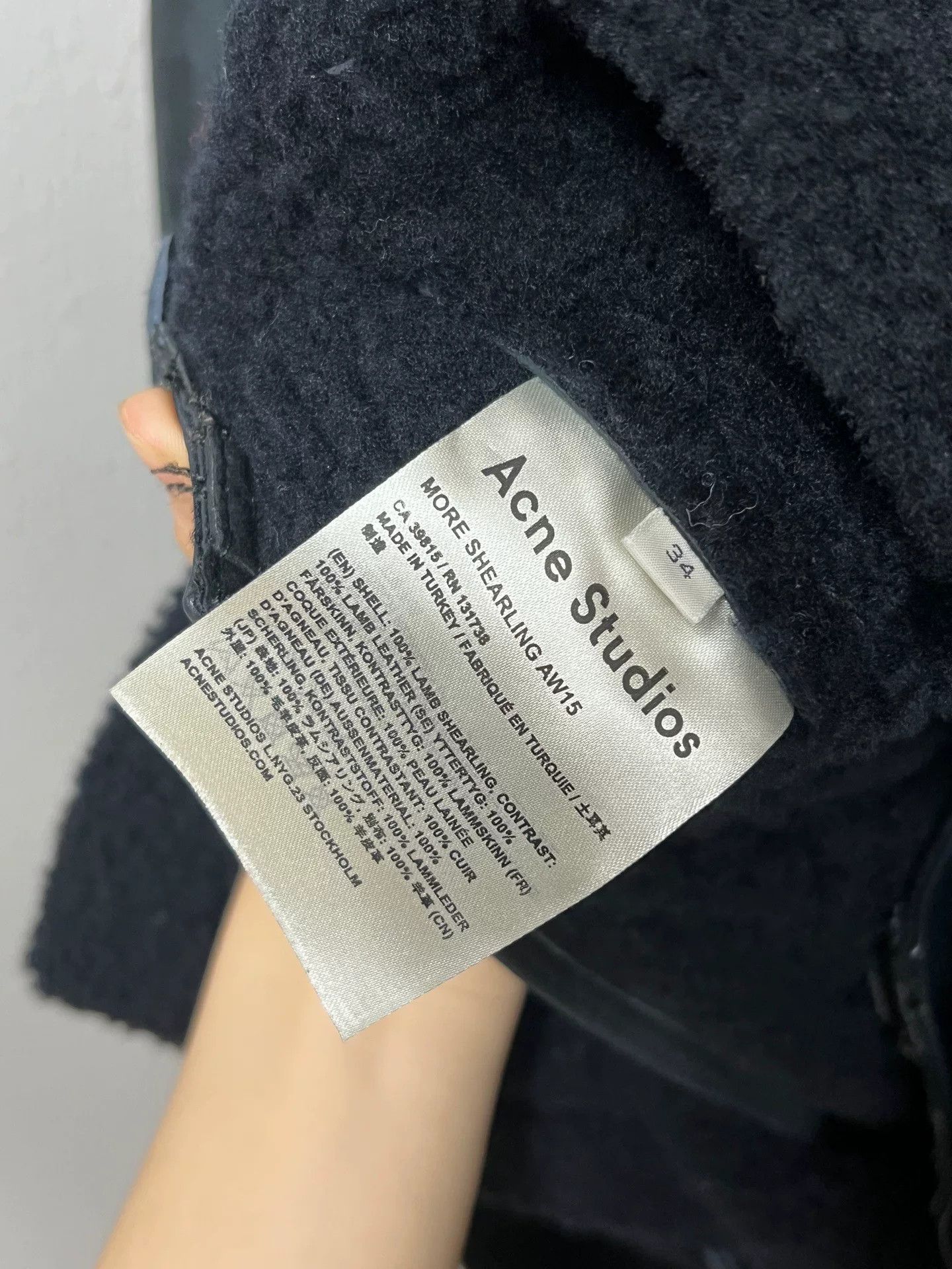 Acne Studios Acne Studios Shearling-Style Jacket Size 34 Size XS / US 0-2 / IT 36-38 - 3 Thumbnail