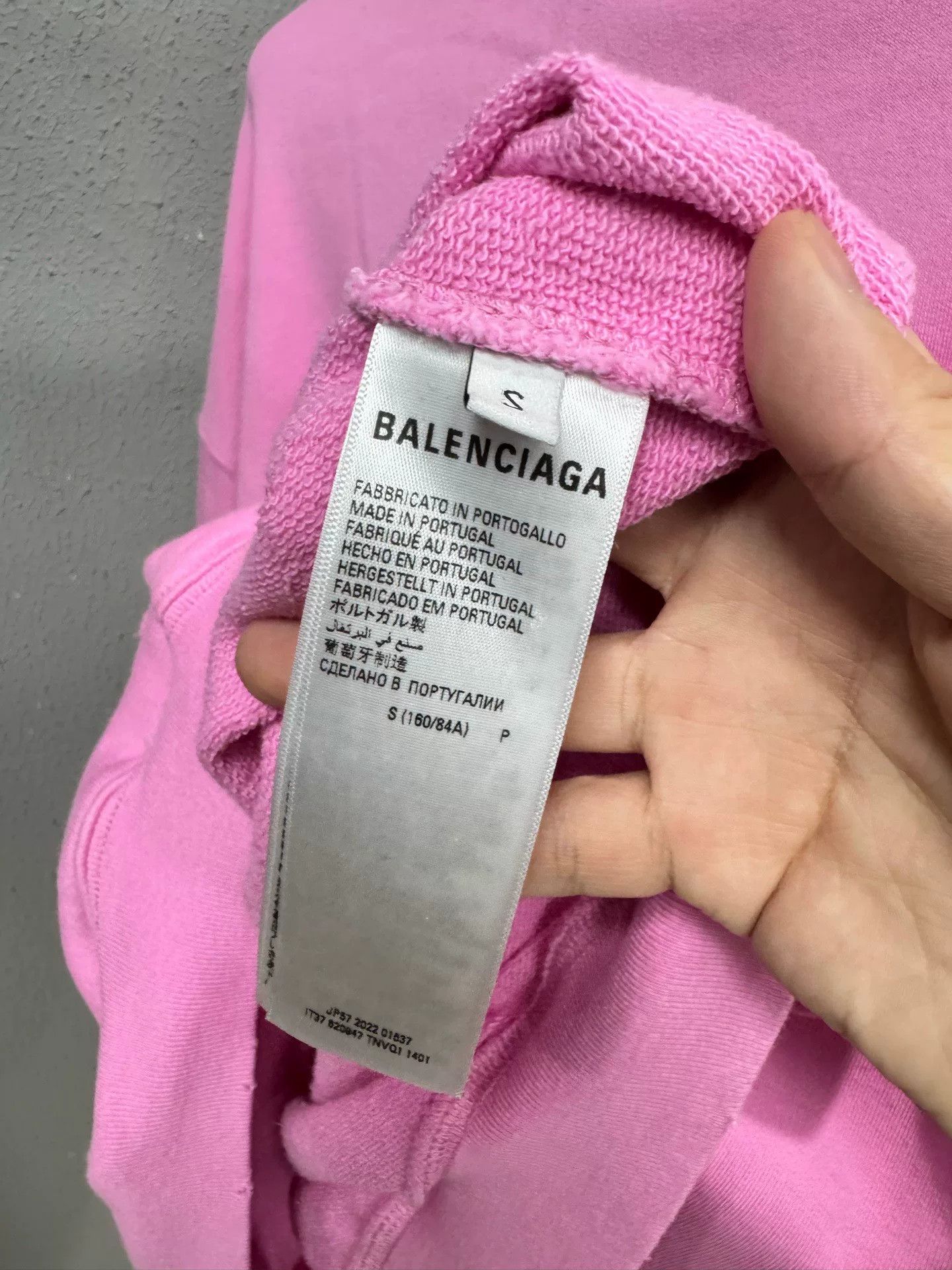 Balenciaga balenciaga pink splash logo hoodie Size S / US 4 / IT 40 - 4 Thumbnail