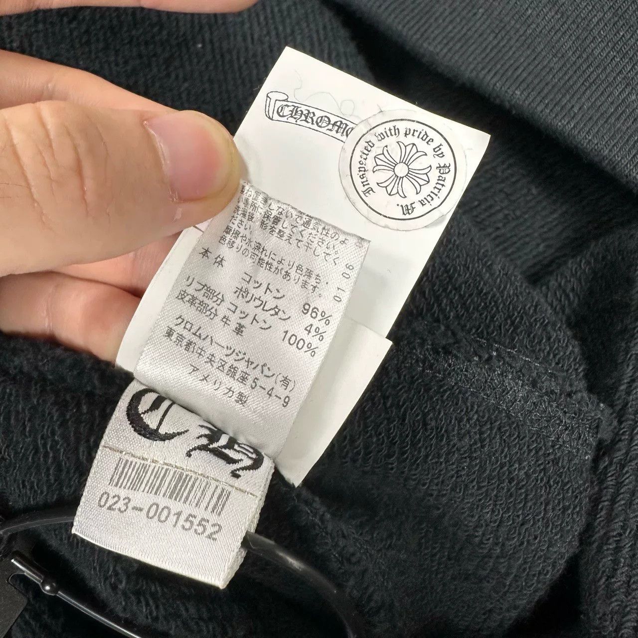 Chrome Hearts chrome hearts black embroidered sweatshirt Size US XL / EU 56 / 4 - 6 Thumbnail