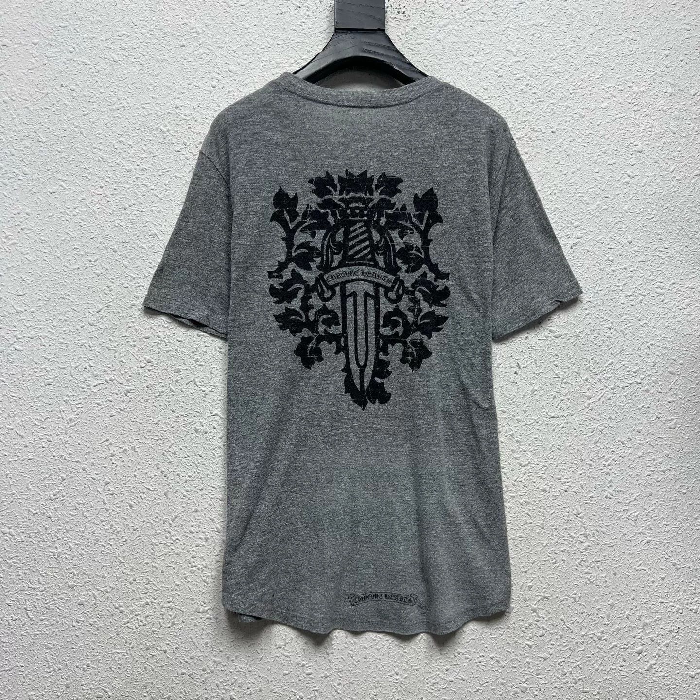 Chrome Hearts chrome hearts gray short sleeve t-shirt Size US M / EU 48-50 / 2 - 2 Thumbnail