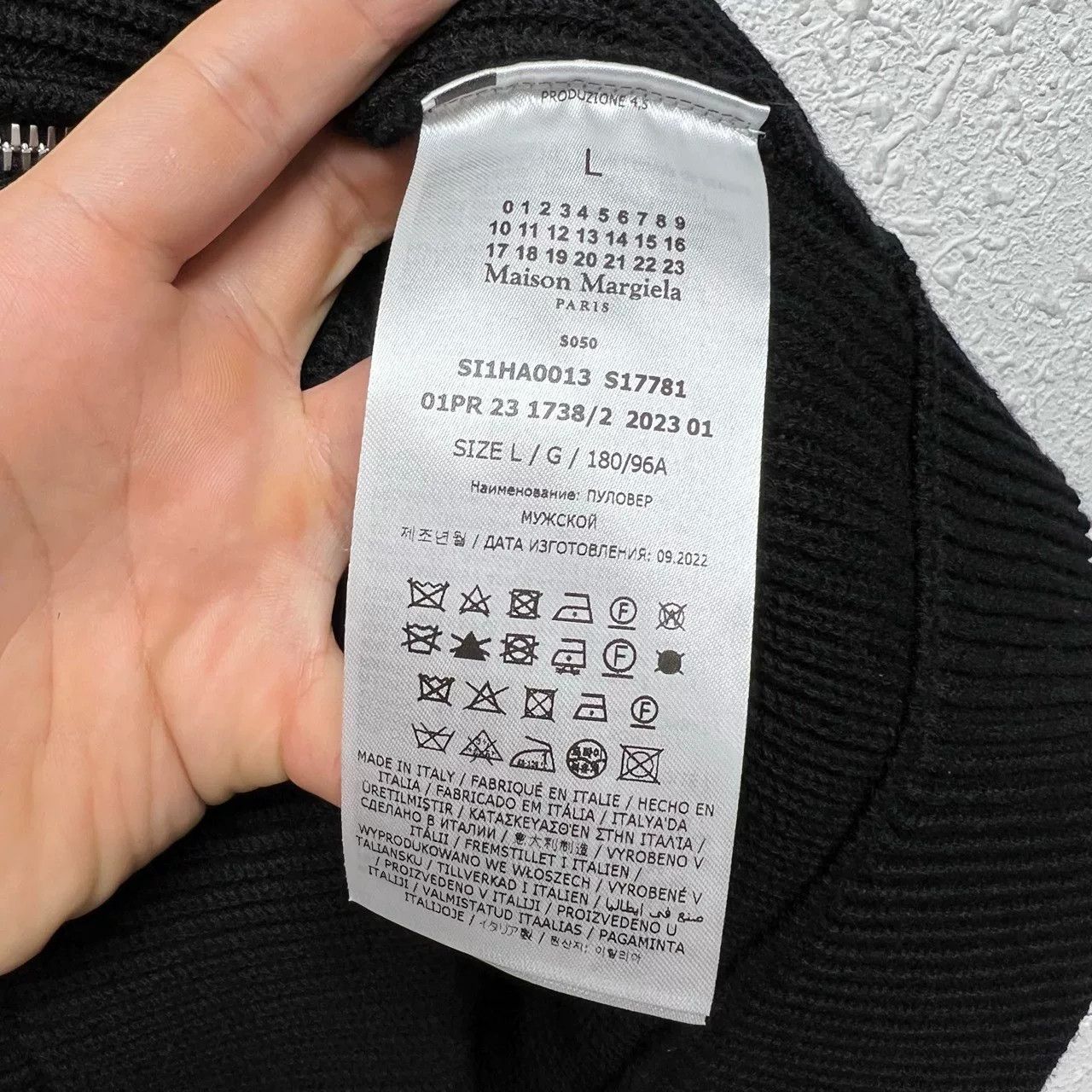 Maison Margiela Maison Margiela Black Zip Sweater Coat Size US L / EU 52-54 / 3 - 5 Thumbnail