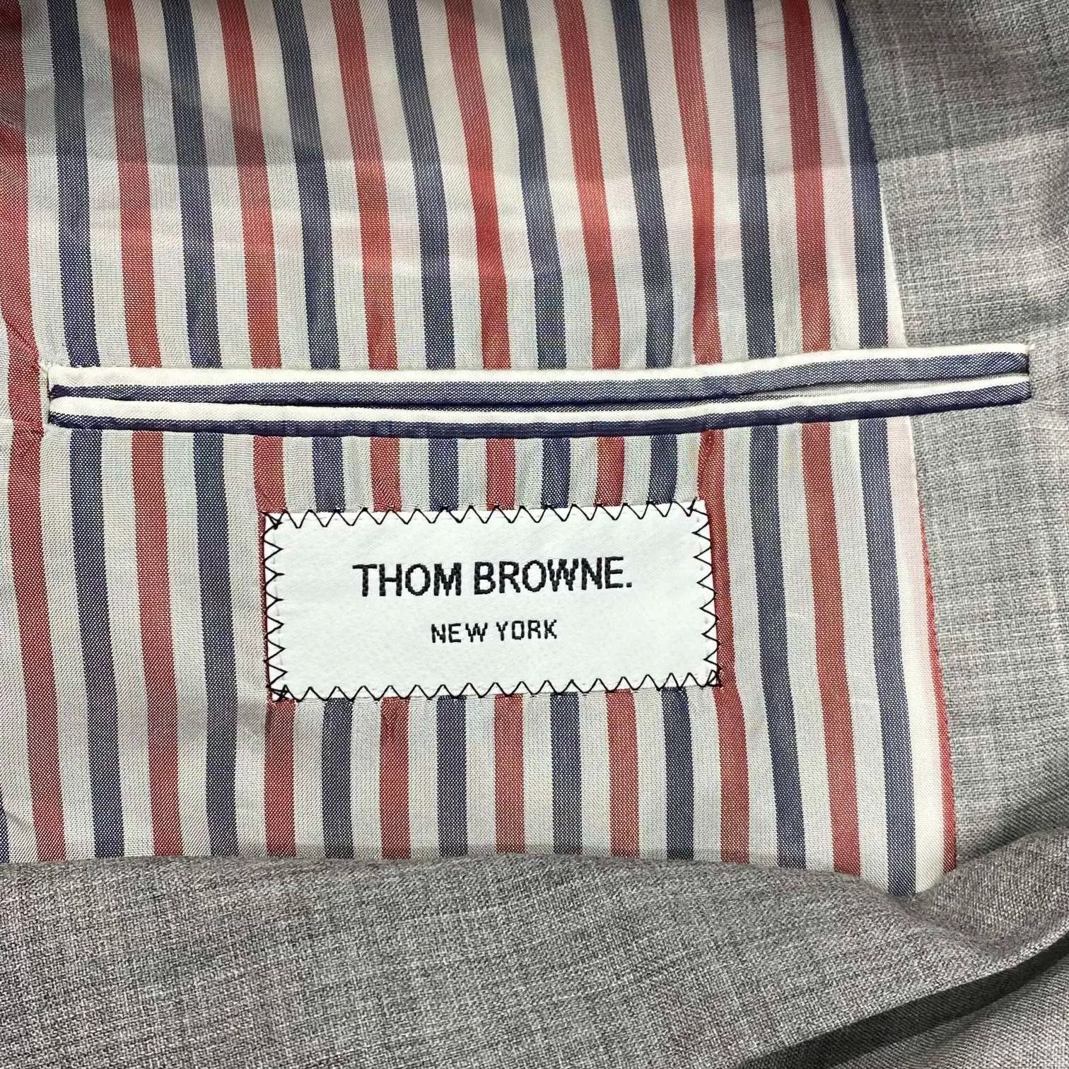 Thom Browne Thom Browne Gray Padded Blazer Jacket Size US M / EU 48-50 / 2 - 5 Thumbnail