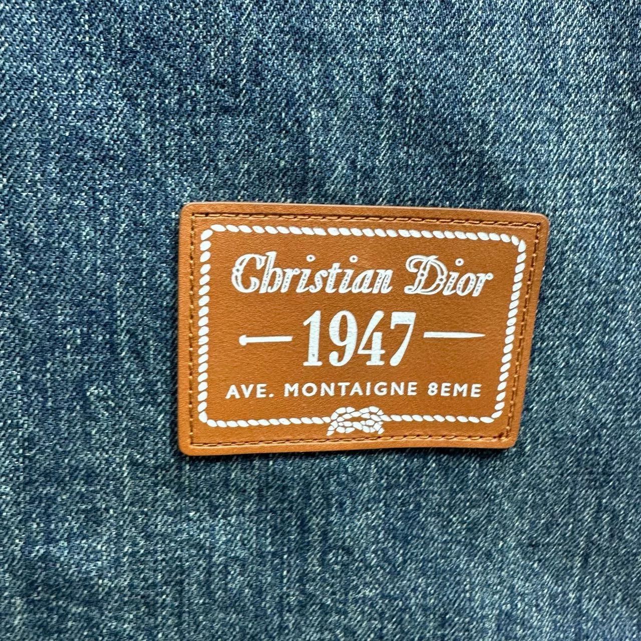 Dior dior blue denim logo long sleeve shirt Size US M / EU 48-50 / 2 - 4 Thumbnail