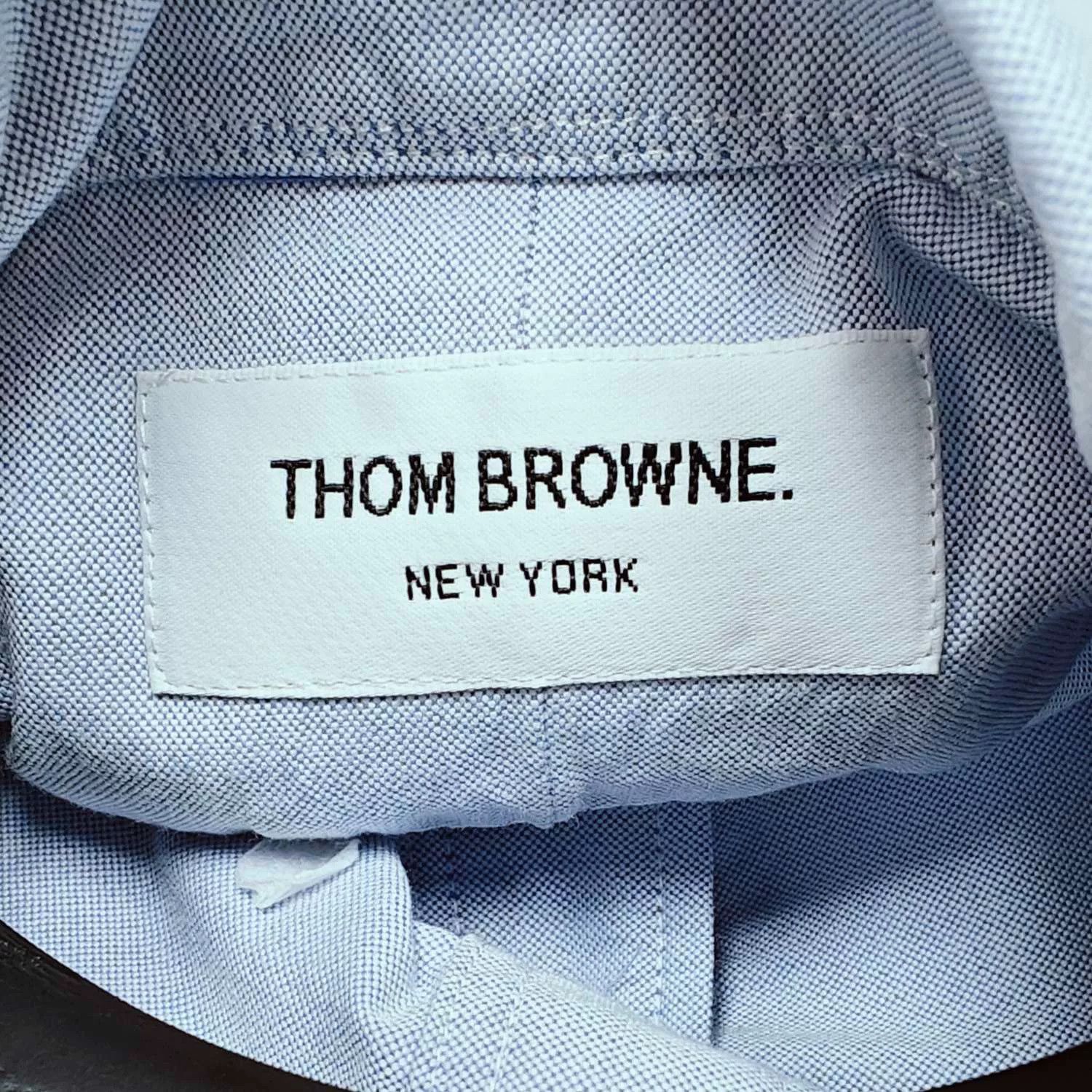Thom Browne TB Thom Browne Light Blue Oxford Shirt Size US S / EU 44-46 / 1 - 3 Thumbnail
