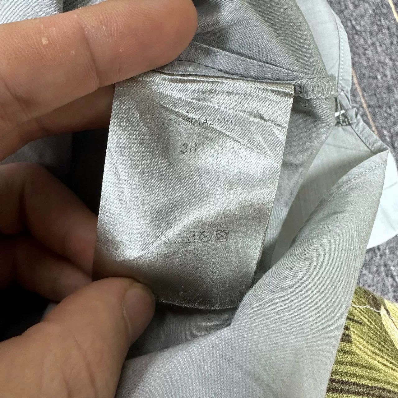 Dior grey long sleeve shirt by dior size 38 Size US M / EU 48-50 / 2 - 3 Thumbnail