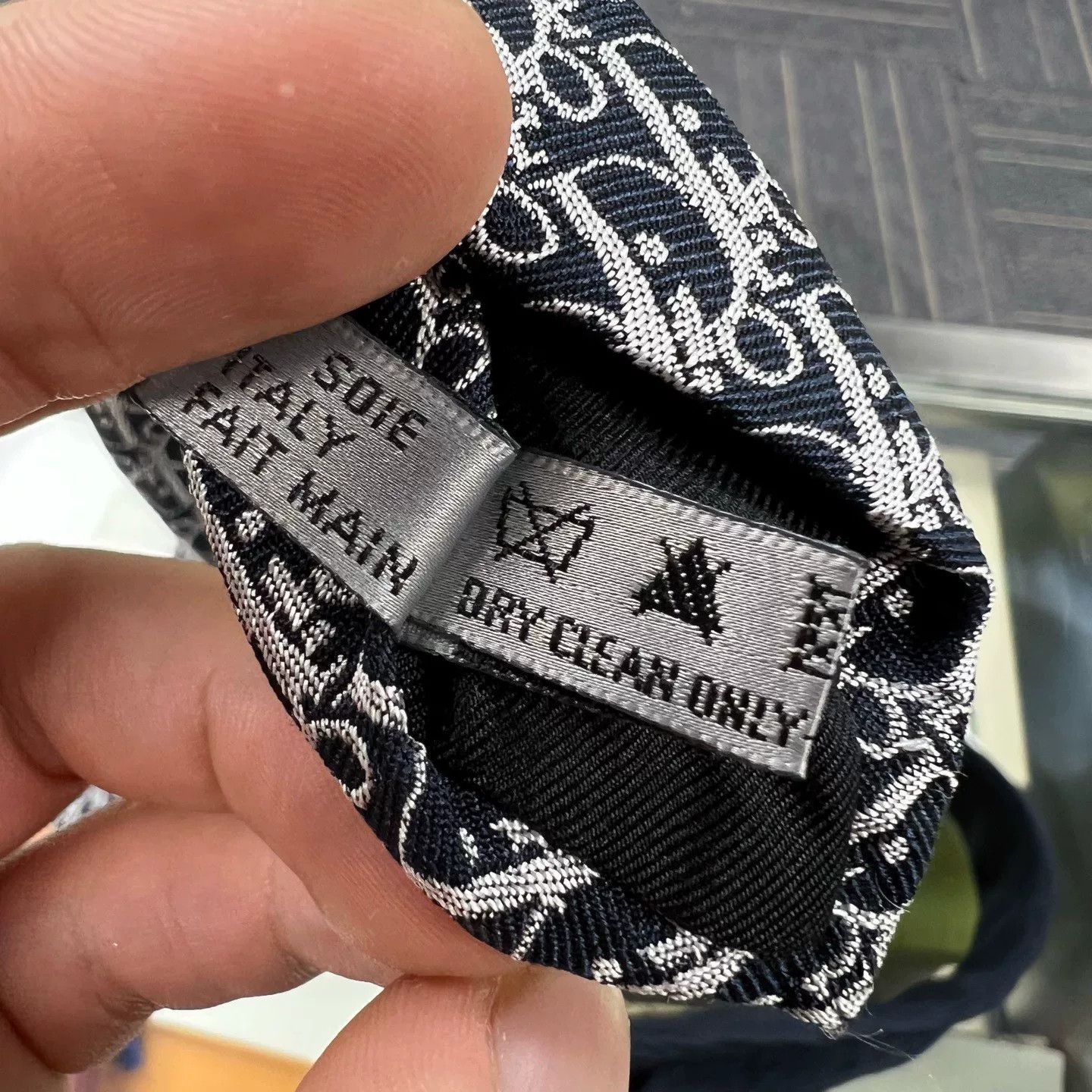 Dior classic dior oblique logo silk tie Size ONE SIZE - 3 Thumbnail