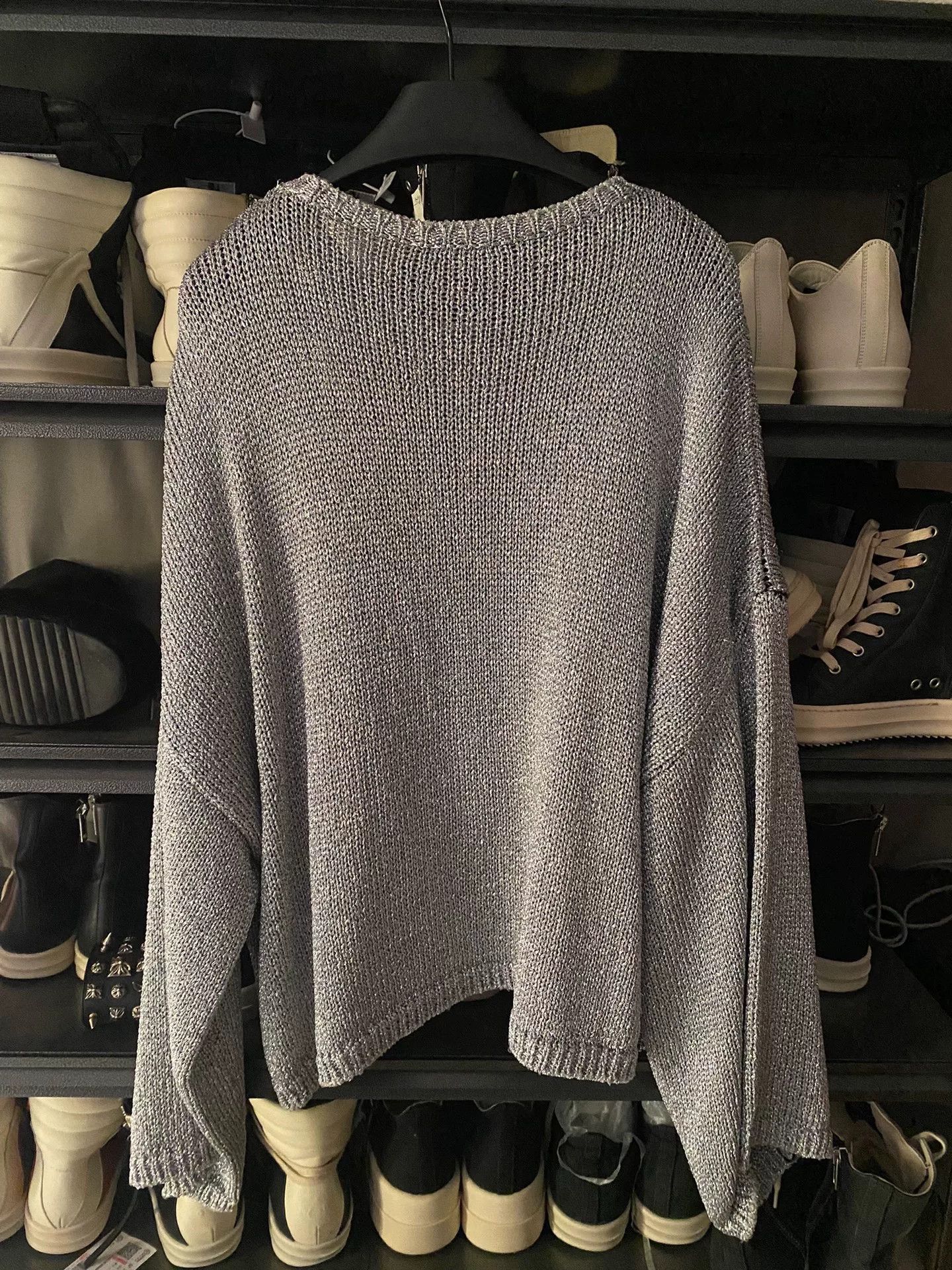 Raf Simons raf simons rs silver glitter sweater Size US S / EU 44-46 / 1 - 5 Thumbnail