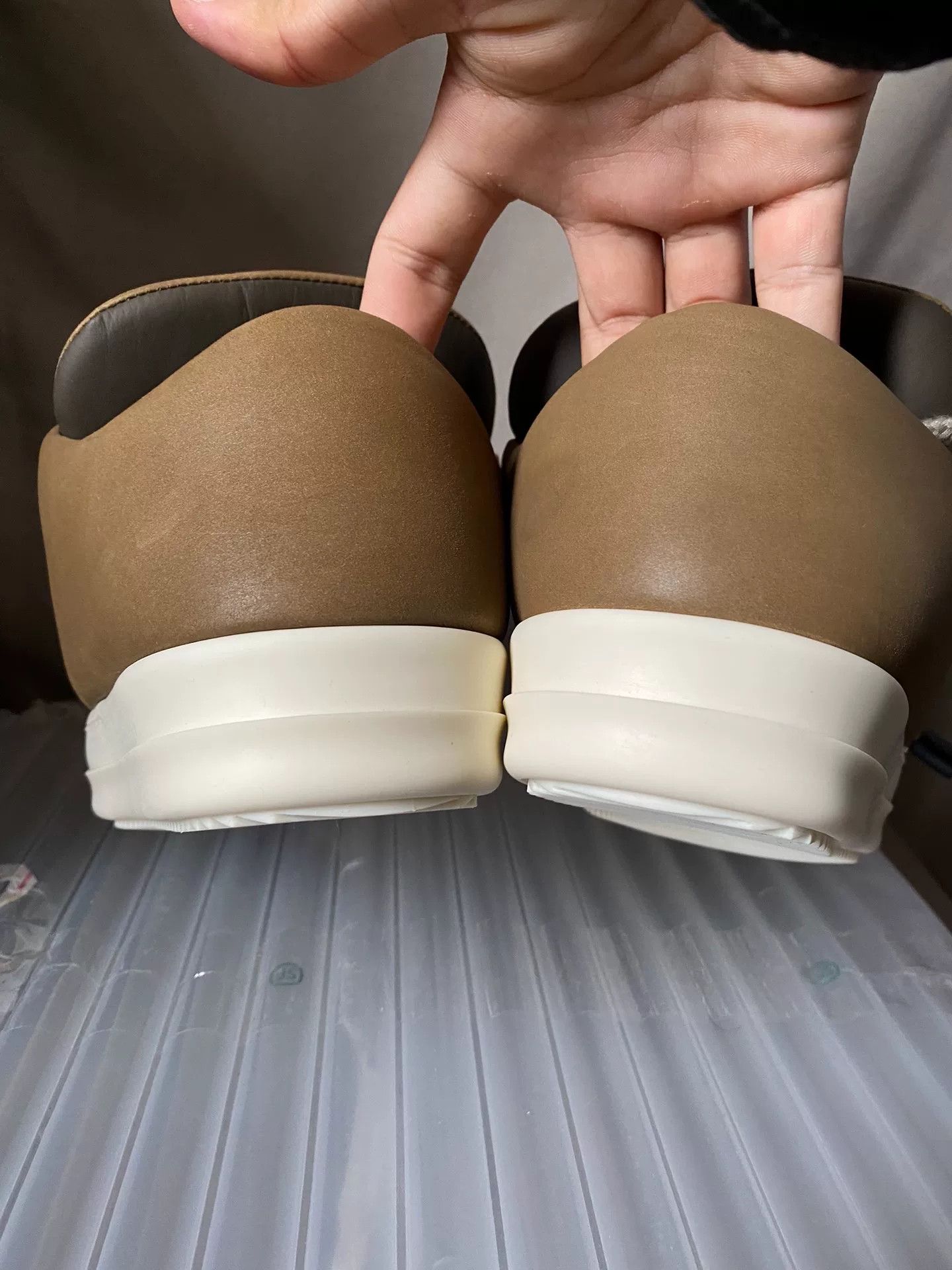Rick Owens rick owens brown low-top canvas sneakers Size US 7.5 / EU 40-41 - 4 Thumbnail