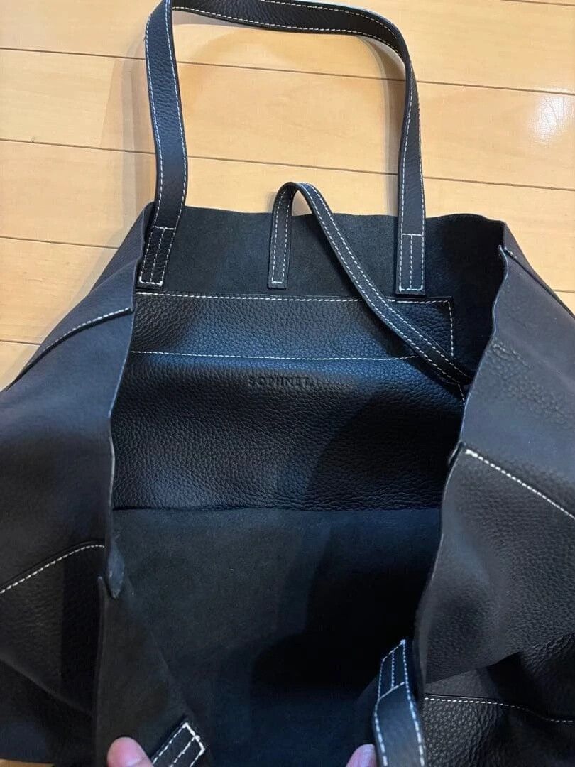 Sophnet. sophnet black leather tote bag Size ONE SIZE - 3 Thumbnail