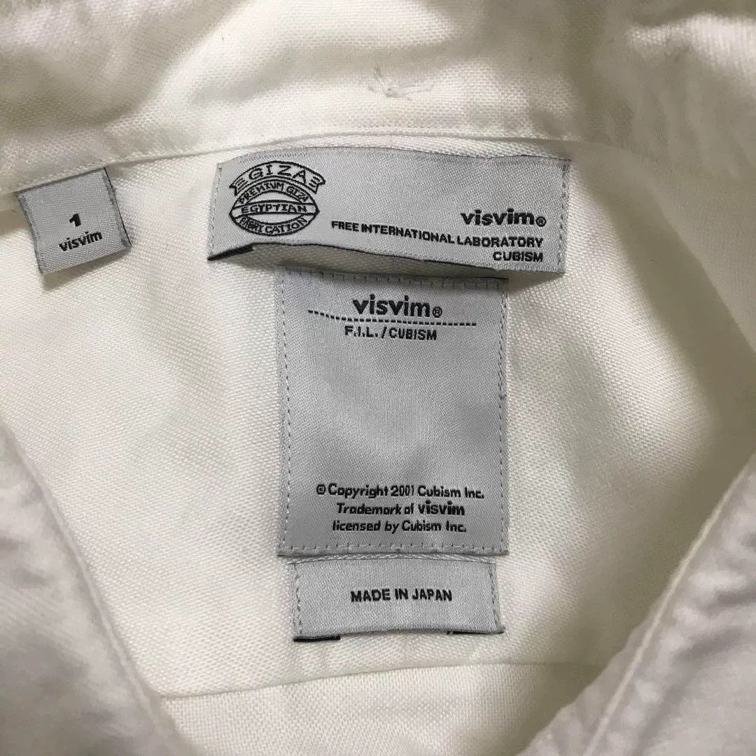 Visvim visvim white long sleeve shirt Size US S / EU 44-46 / 1 - 5 Thumbnail