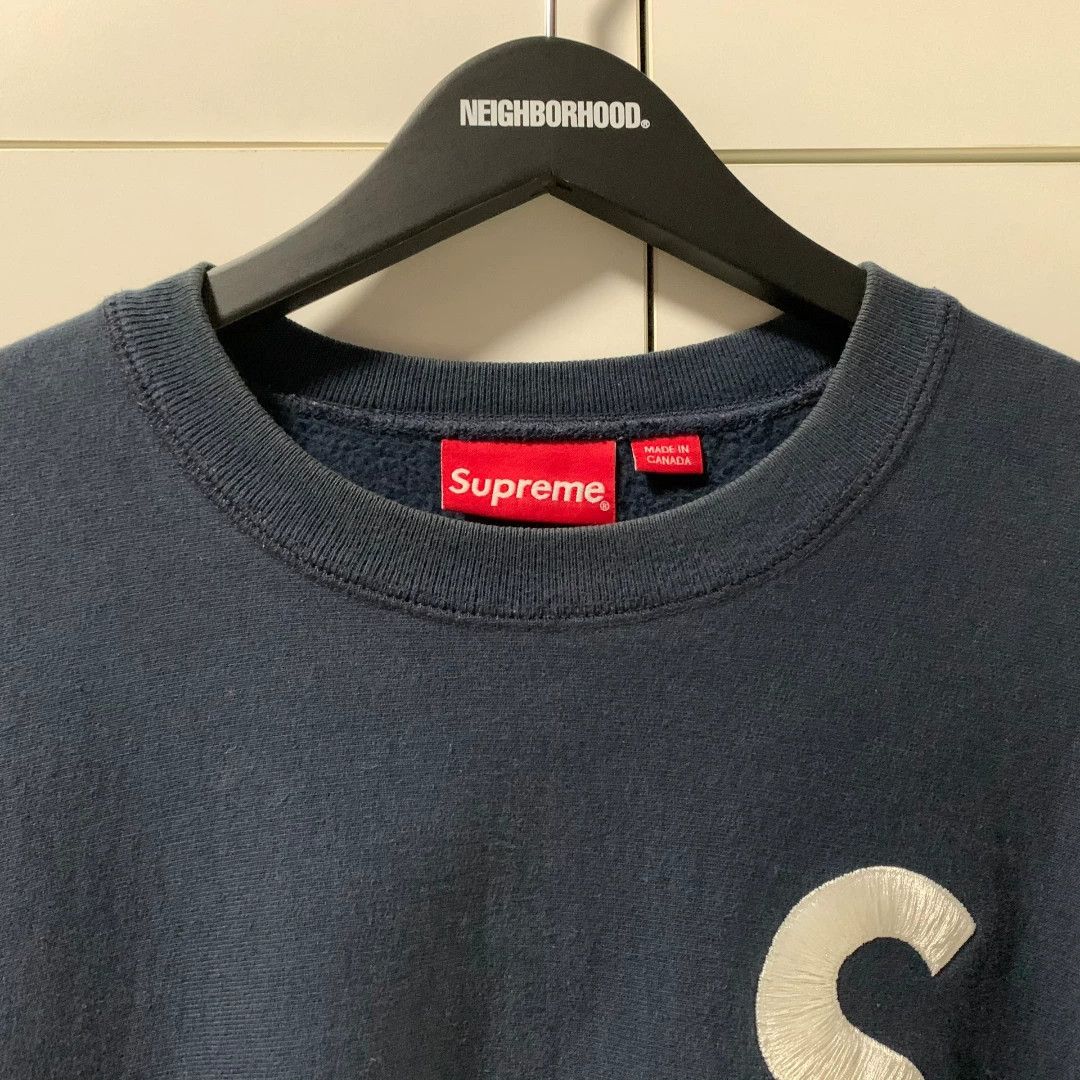 Supreme supreme sweatshirt navy blue size M Size US M / EU 48-50 / 2 - 4 Thumbnail