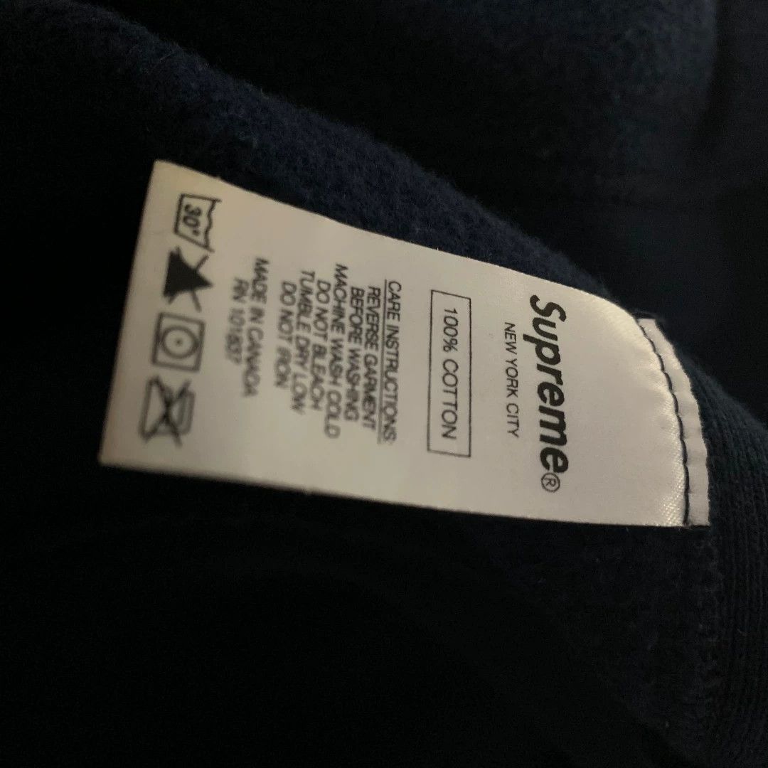 Supreme supreme sweatshirt navy blue size M Size US M / EU 48-50 / 2 - 6 Thumbnail