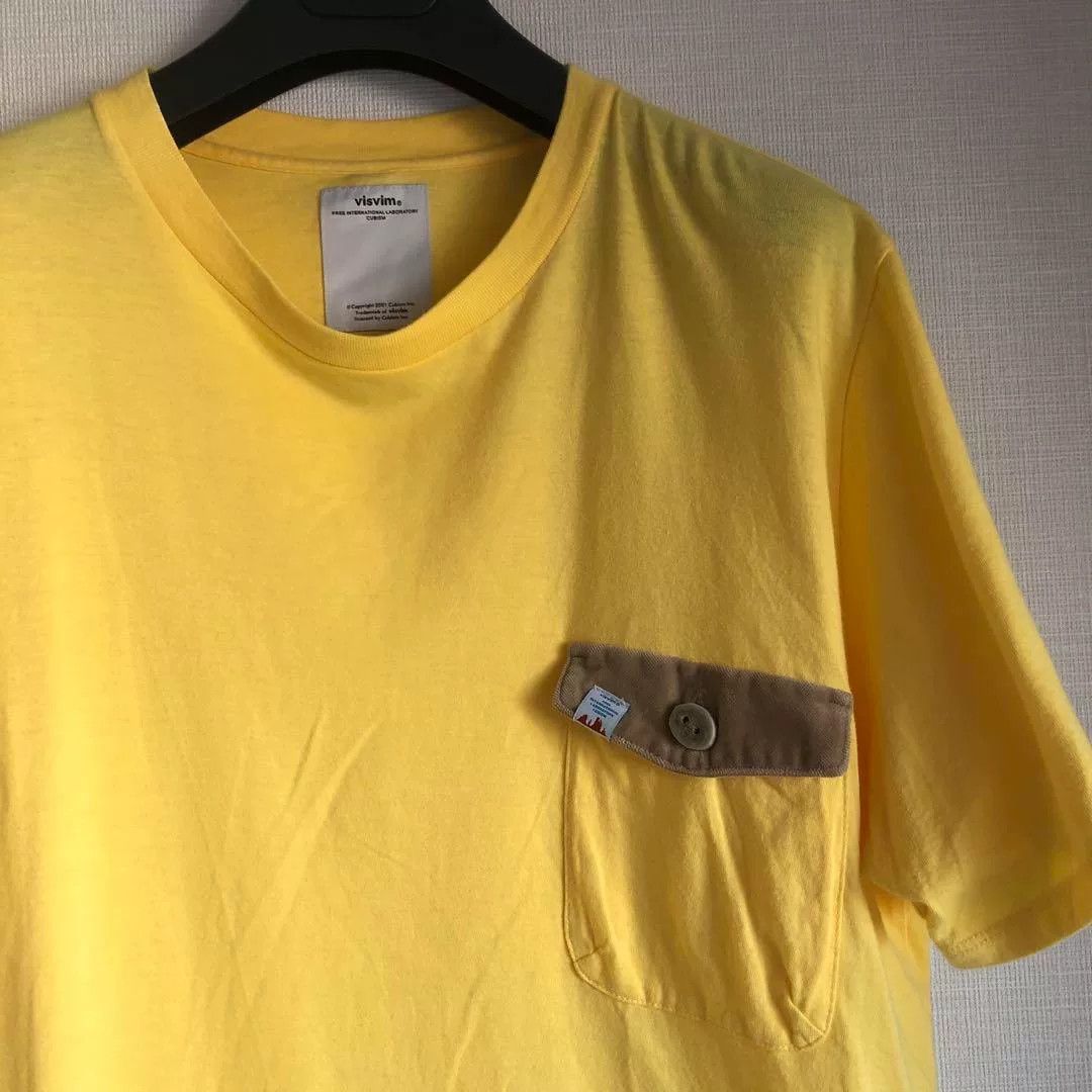 Visvim visvim yellow tee size M for casual wear Size US M / EU 48-50 / 2 - 2 Thumbnail