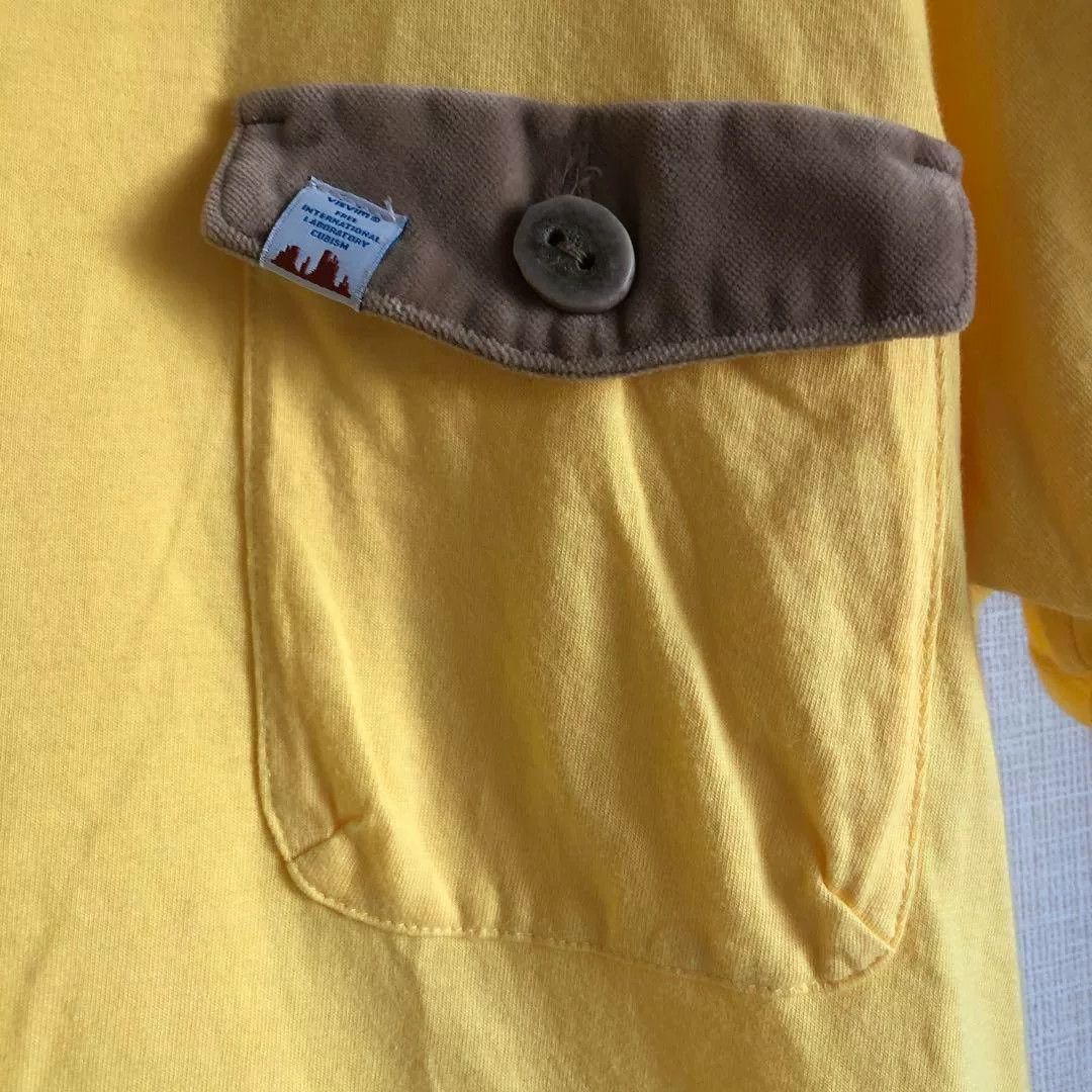 Visvim visvim yellow tee size M for casual wear Size US M / EU 48-50 / 2 - 3 Thumbnail