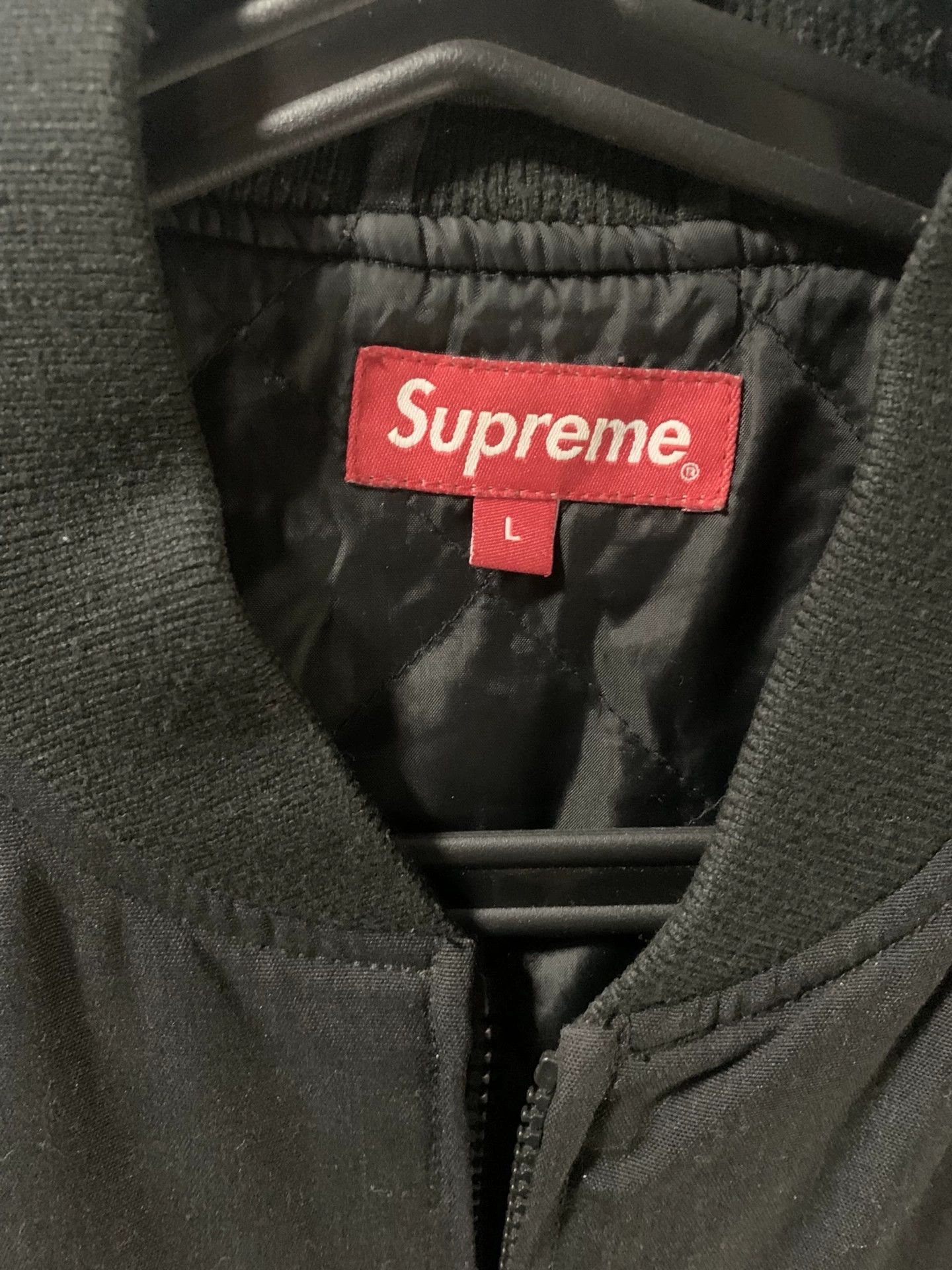 Supreme supreme black jacket with colorful embroidery Size US L / EU 52-54 / 3 - 2 Thumbnail
