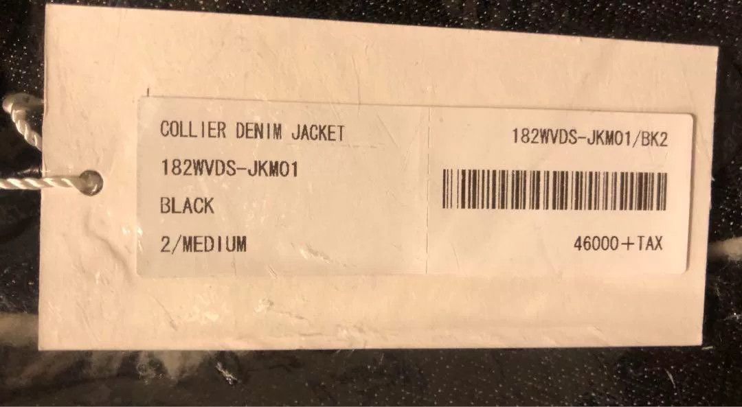 Descendant descendant collier black denim jacket medium Size US M / EU 48-50 / 2 - 8 Thumbnail