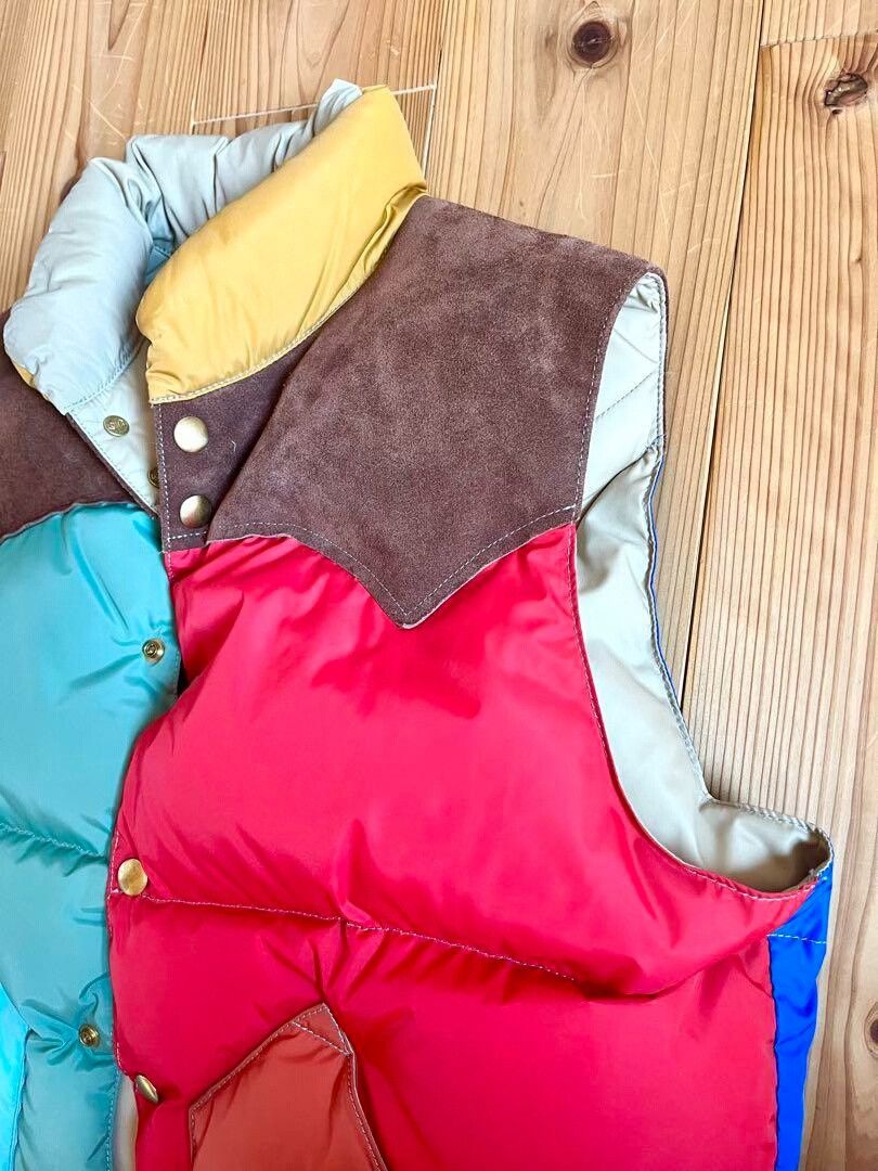 Japanese Brand vibrant multi-colored puffer vest for casual wear Size US M / EU 48-50 / 2 - 4 Thumbnail