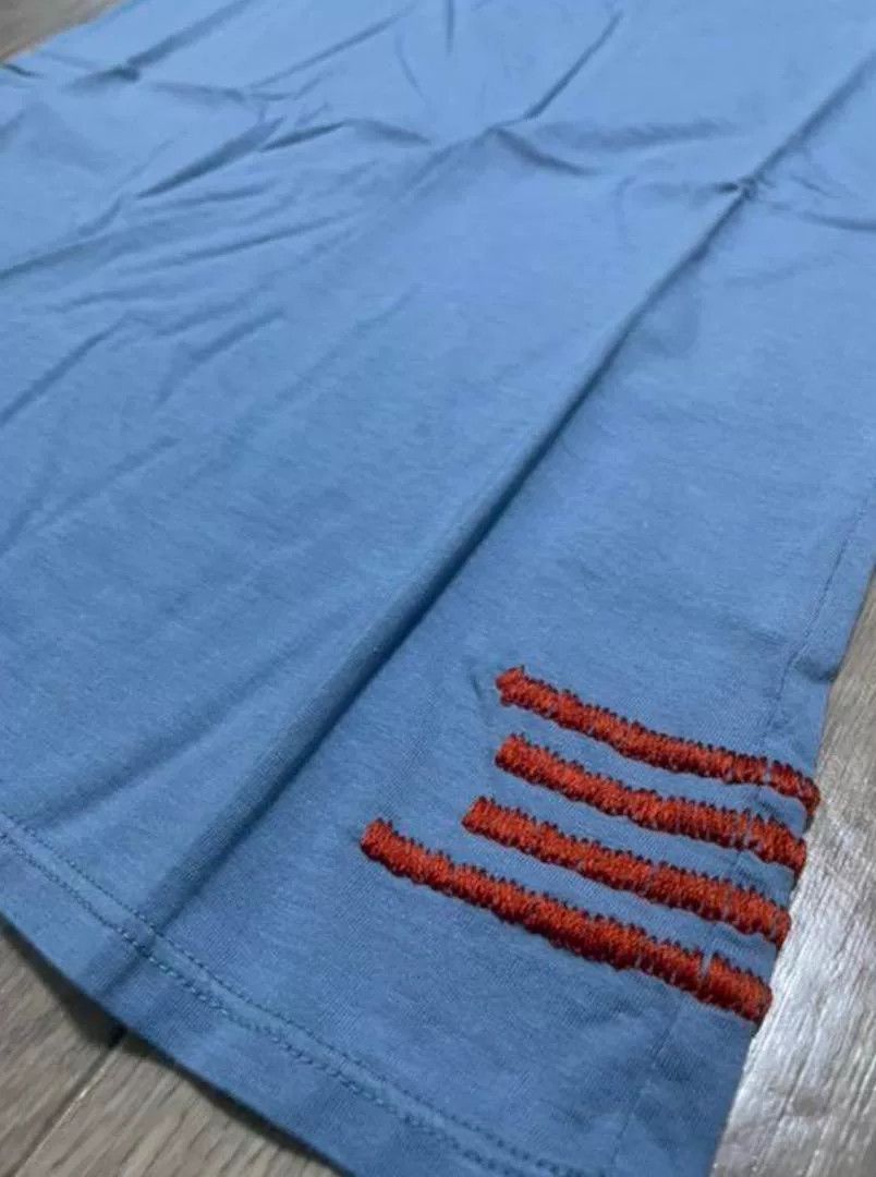 Visvim visvim blue tee with red details Size US S / EU 44-46 / 1 - 3 Thumbnail