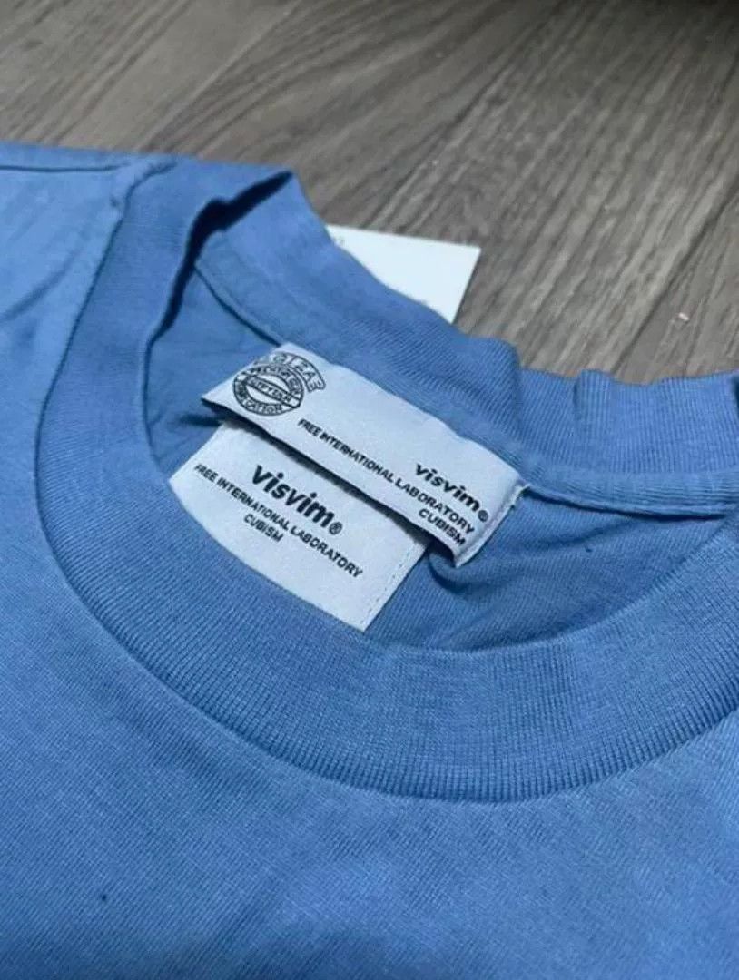 Visvim visvim blue tee with red details Size US S / EU 44-46 / 1 - 2 Thumbnail