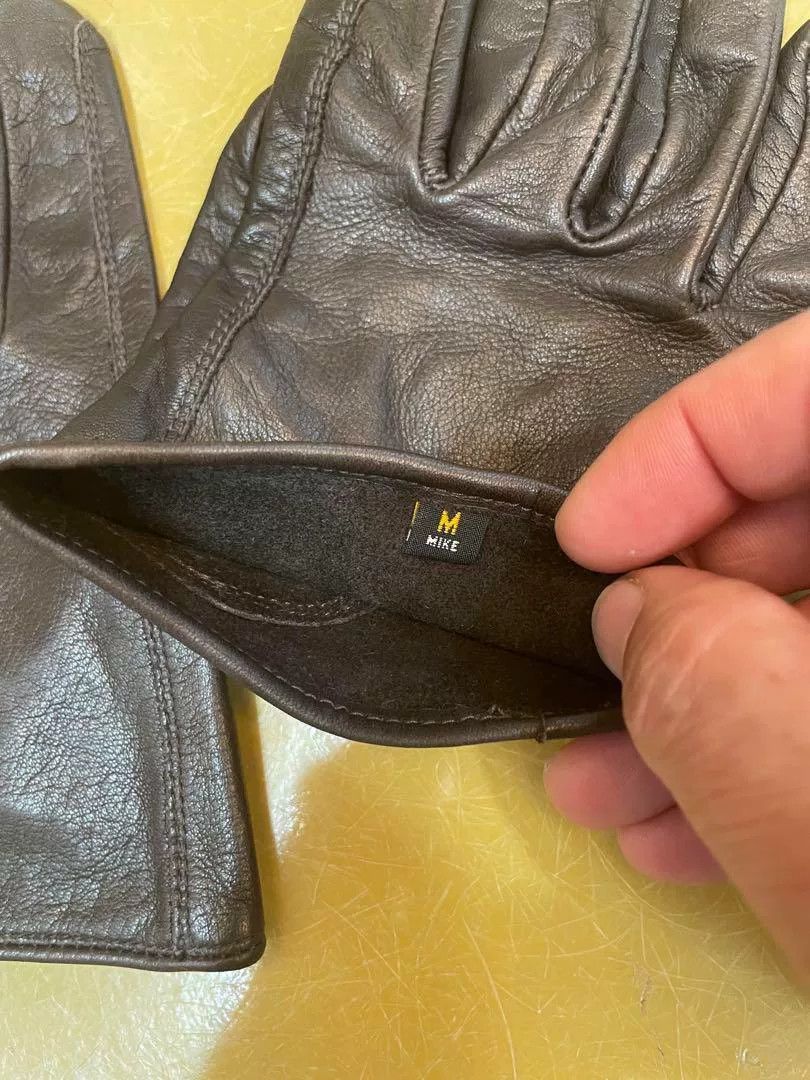 Wtaps wtaps genuine leather gloves in size medium Size ONE SIZE - 3 Thumbnail