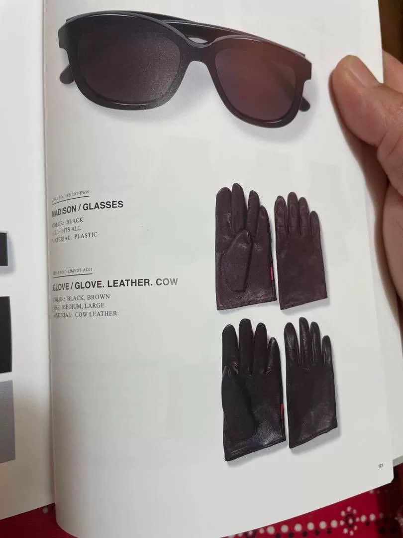 Wtaps wtaps genuine leather gloves in size medium Size ONE SIZE - 5 Thumbnail